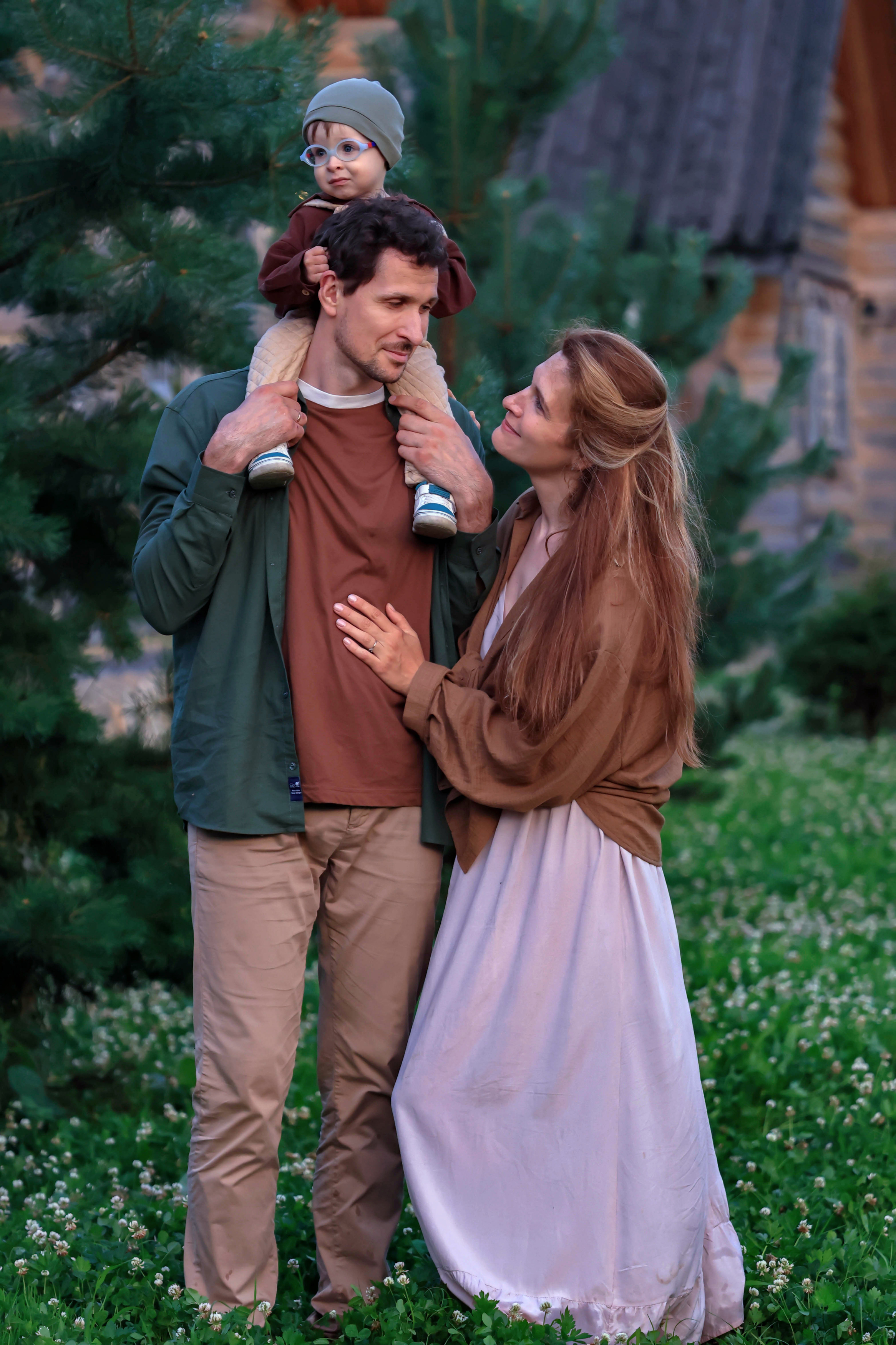 Семья, любовь, малыш, лето, вечер, Герцен Наталья