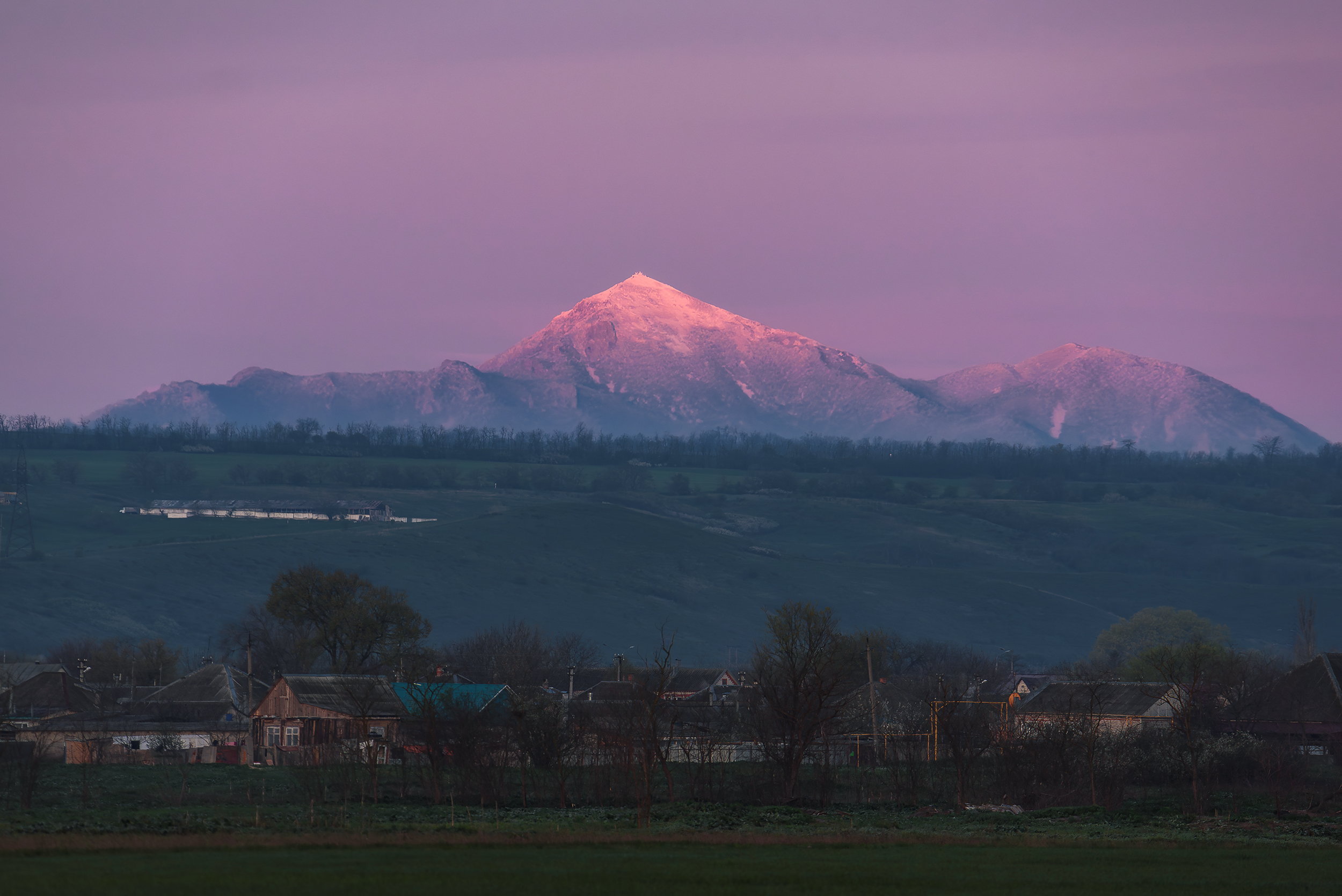 кавказ, горы, кмв, кавказские минеральные воды, гора, бештау, рассвет, Zakharov Armen