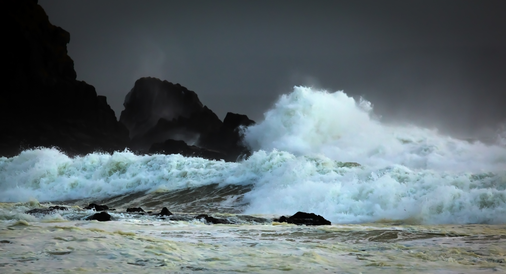шторм, тихий океан, скалы, волна, Уткин Дмитрий