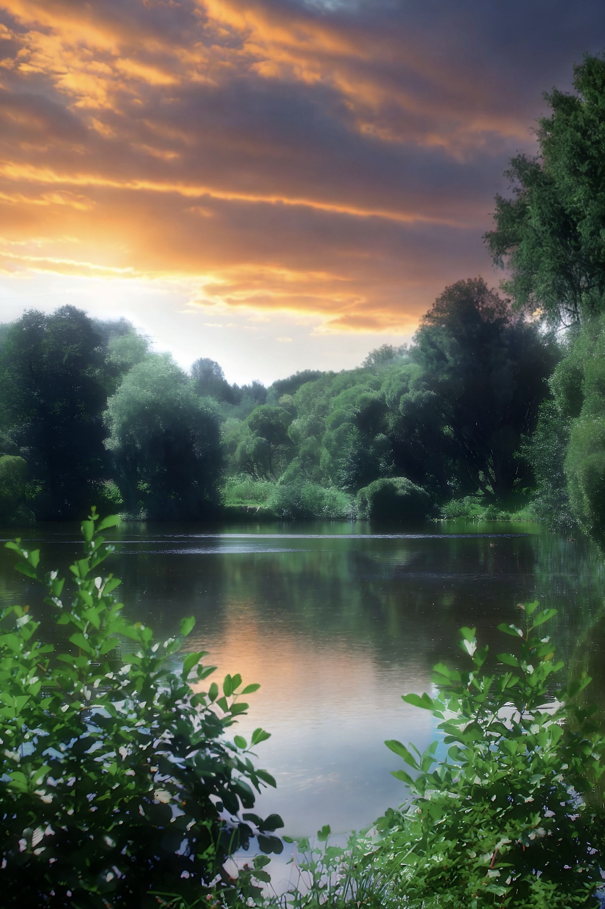 пейзаж, landscape, nature, природа, лето, summer, закат, sunset, Julia Kaissa