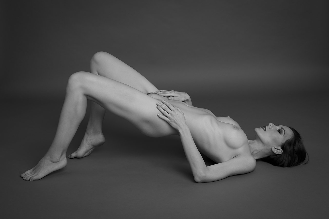 Black and white, Body, Erotica, Female, Legs, Model, Naked, Nude, Pose, Sensuality, Studio, Woman, Lajos Csáki