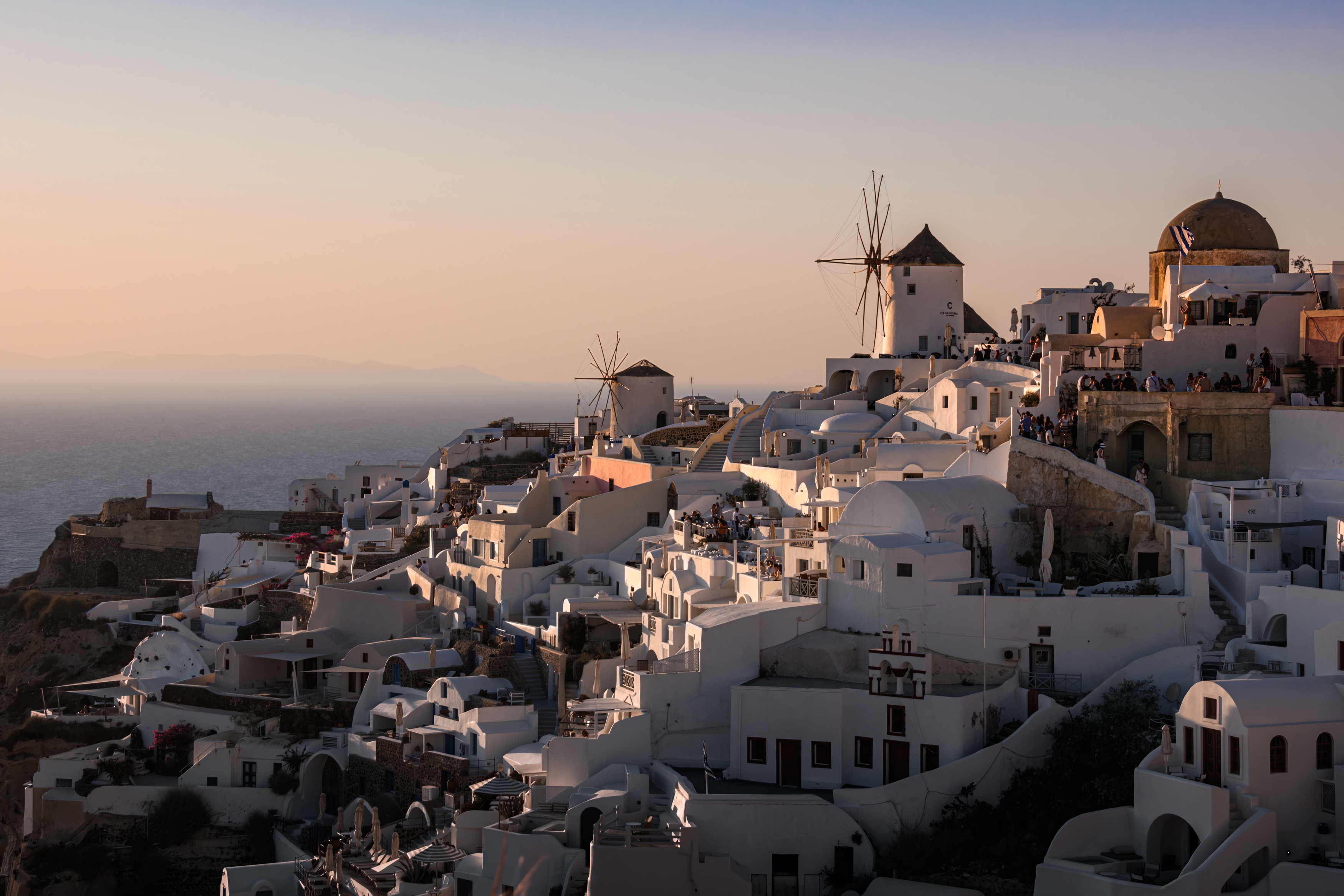 #Town #Roof #Evening #Dusk #Mountain Village, Shpek Andrey