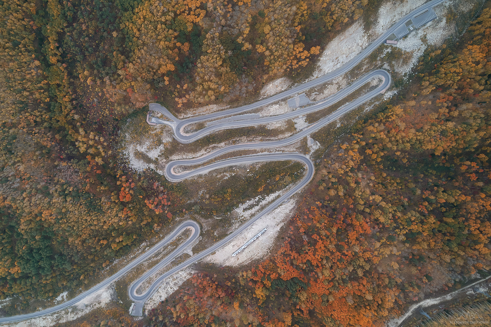 Горный Алтай, осень, серпантин, Белокуриха, Чехонин Александр