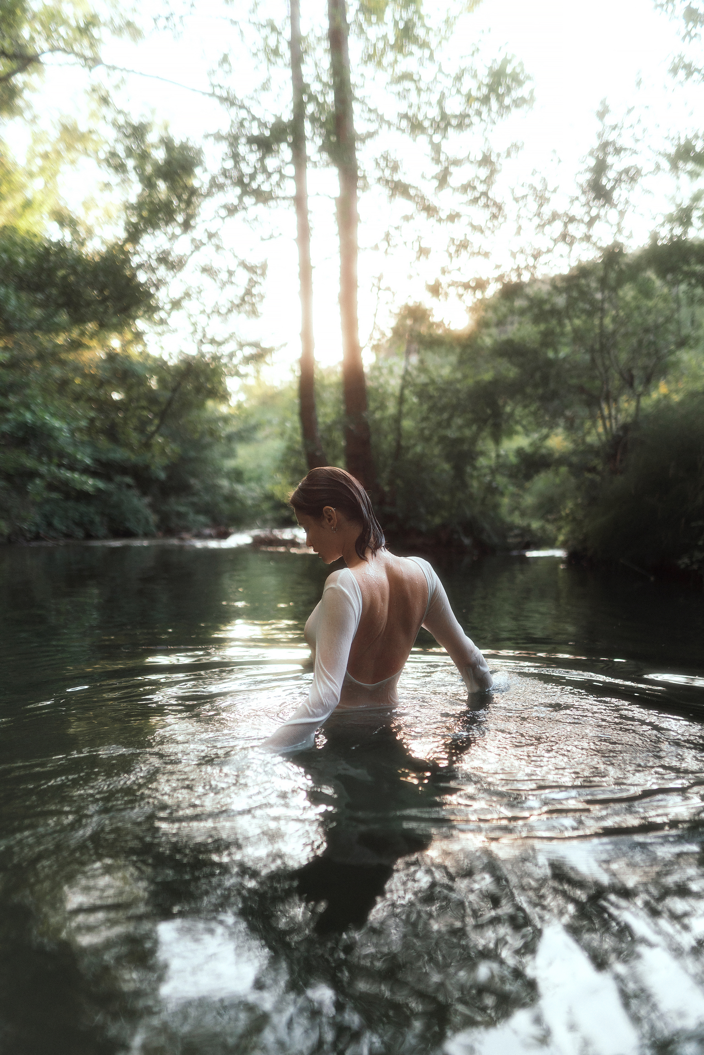 #девушка, #лето, #лес, #вода, Александр Кислов