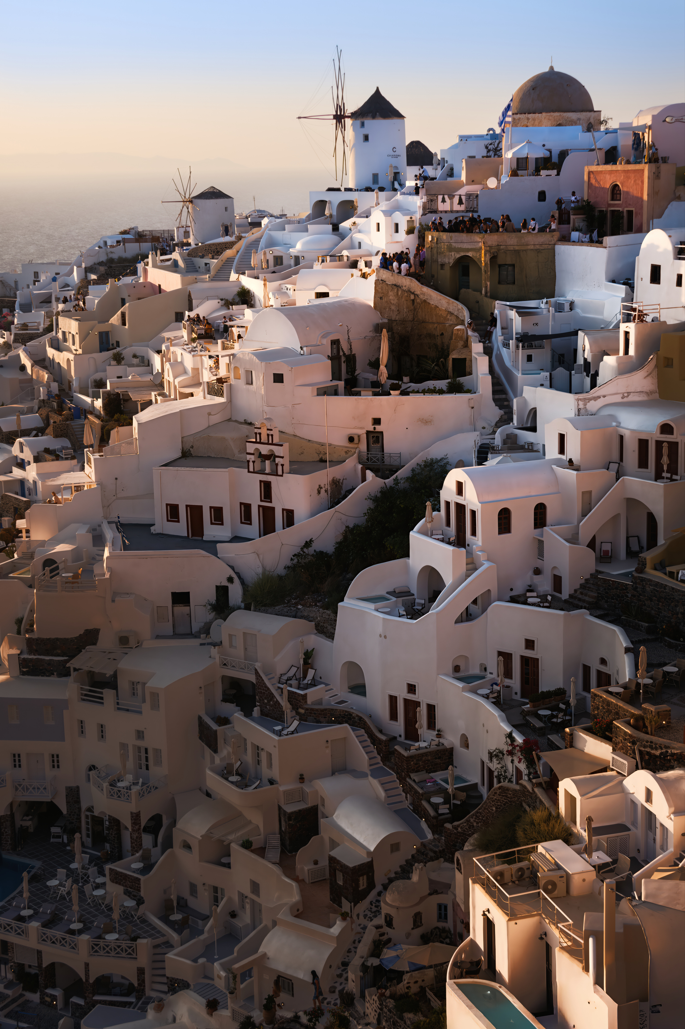 #Town #Roof #Evening #Dusk #Mountain Village, Shpek Andrey