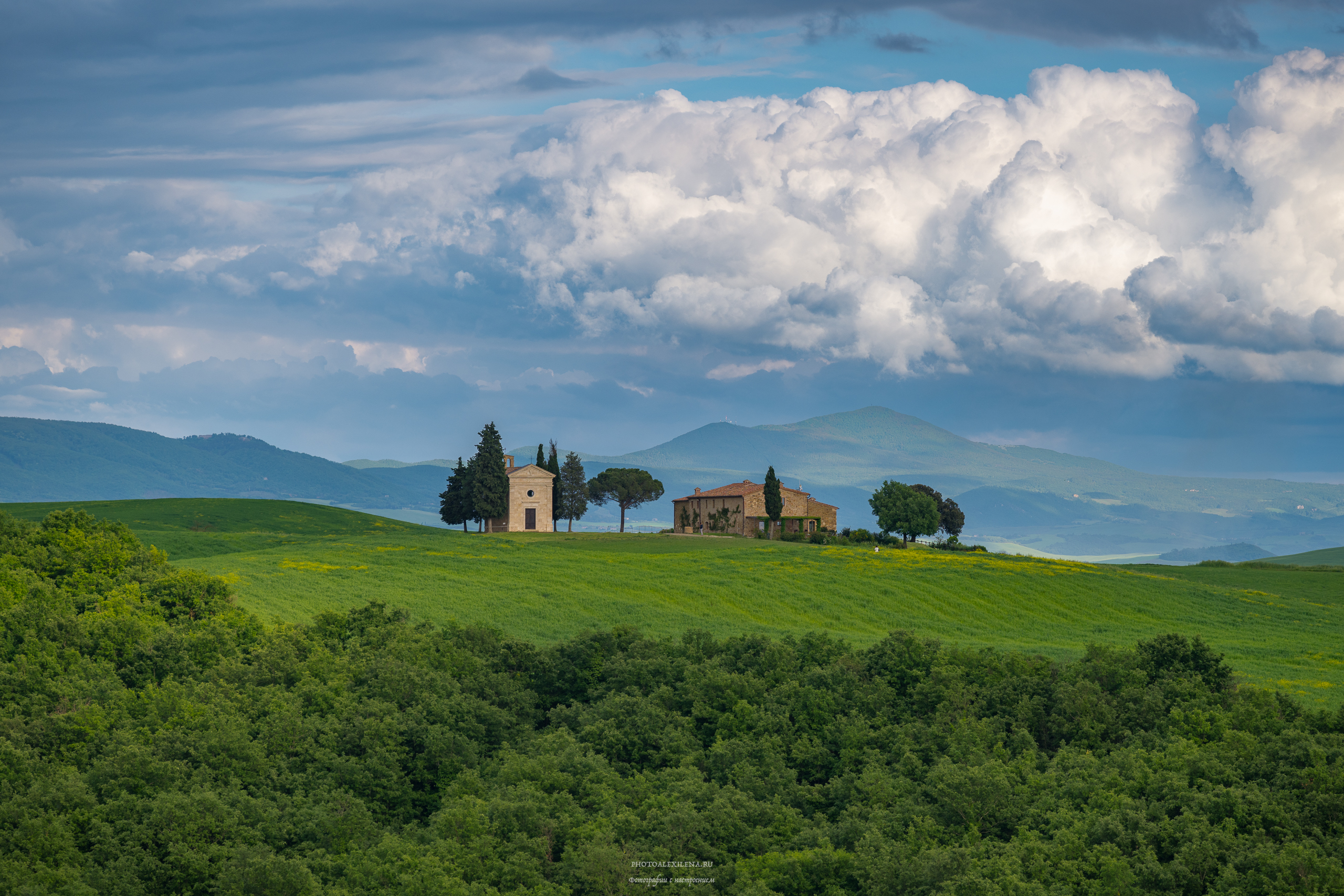 тоскана, италия, пейзаж, виталета, капелла, Alexander Konstantinov