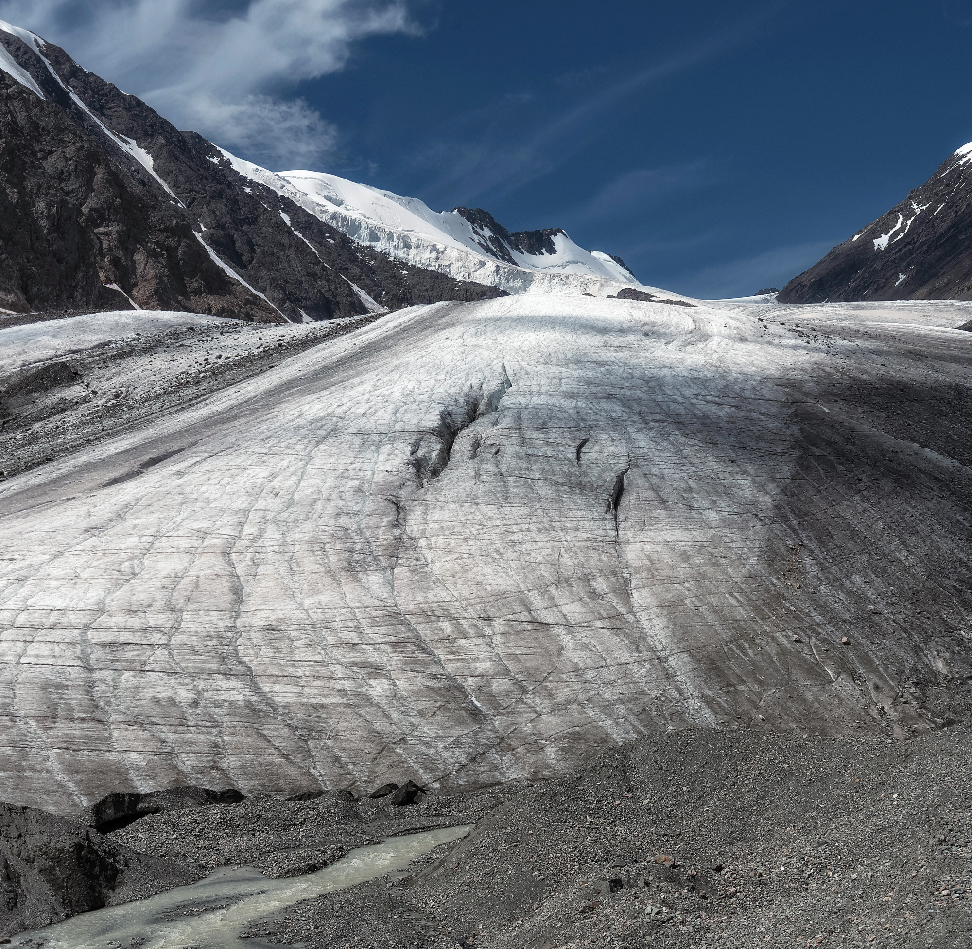 алтай, актру, ледник, лето, Марина Фомина