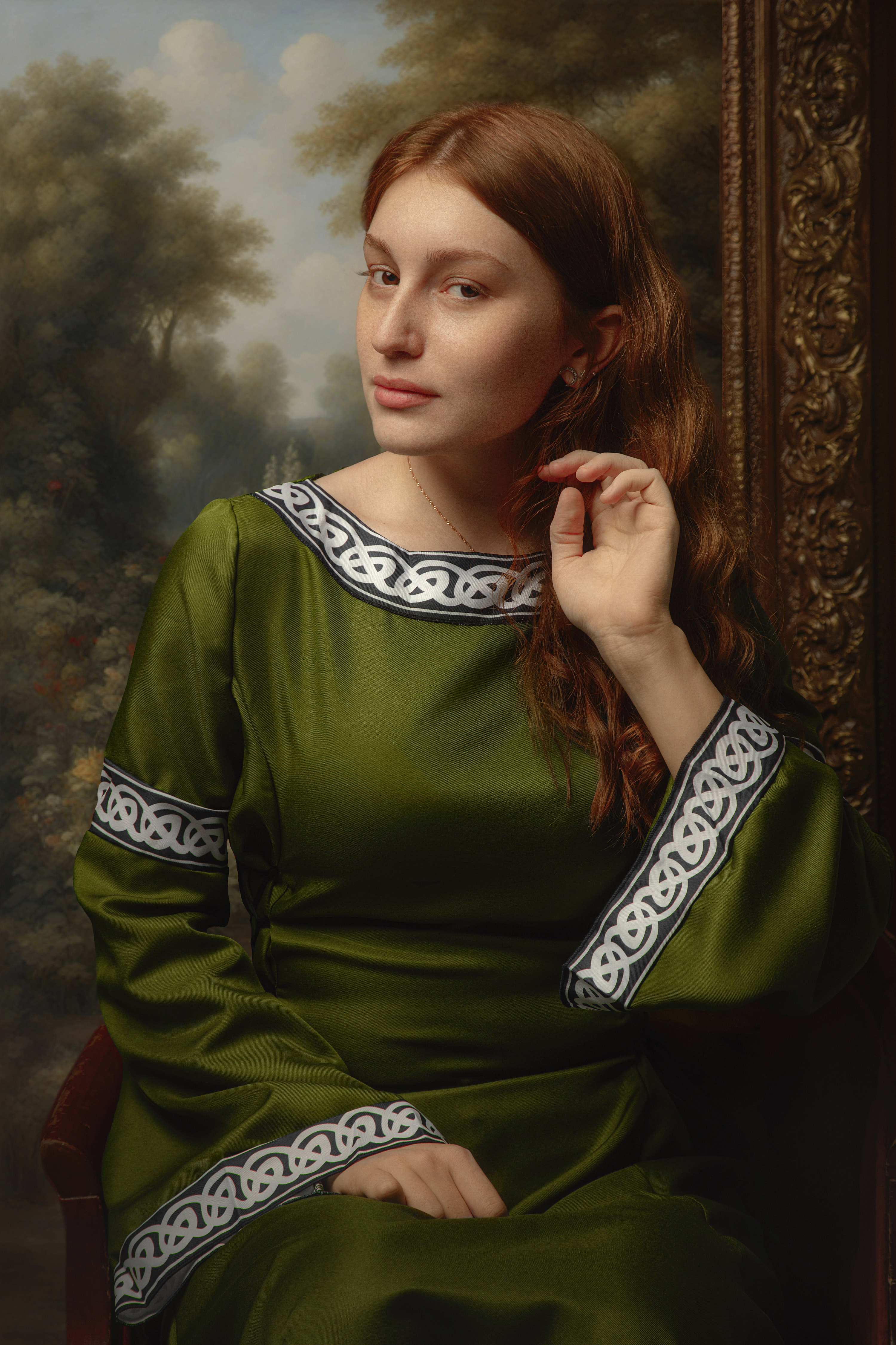 девушка рыжая прерафаэлит , kisandr
