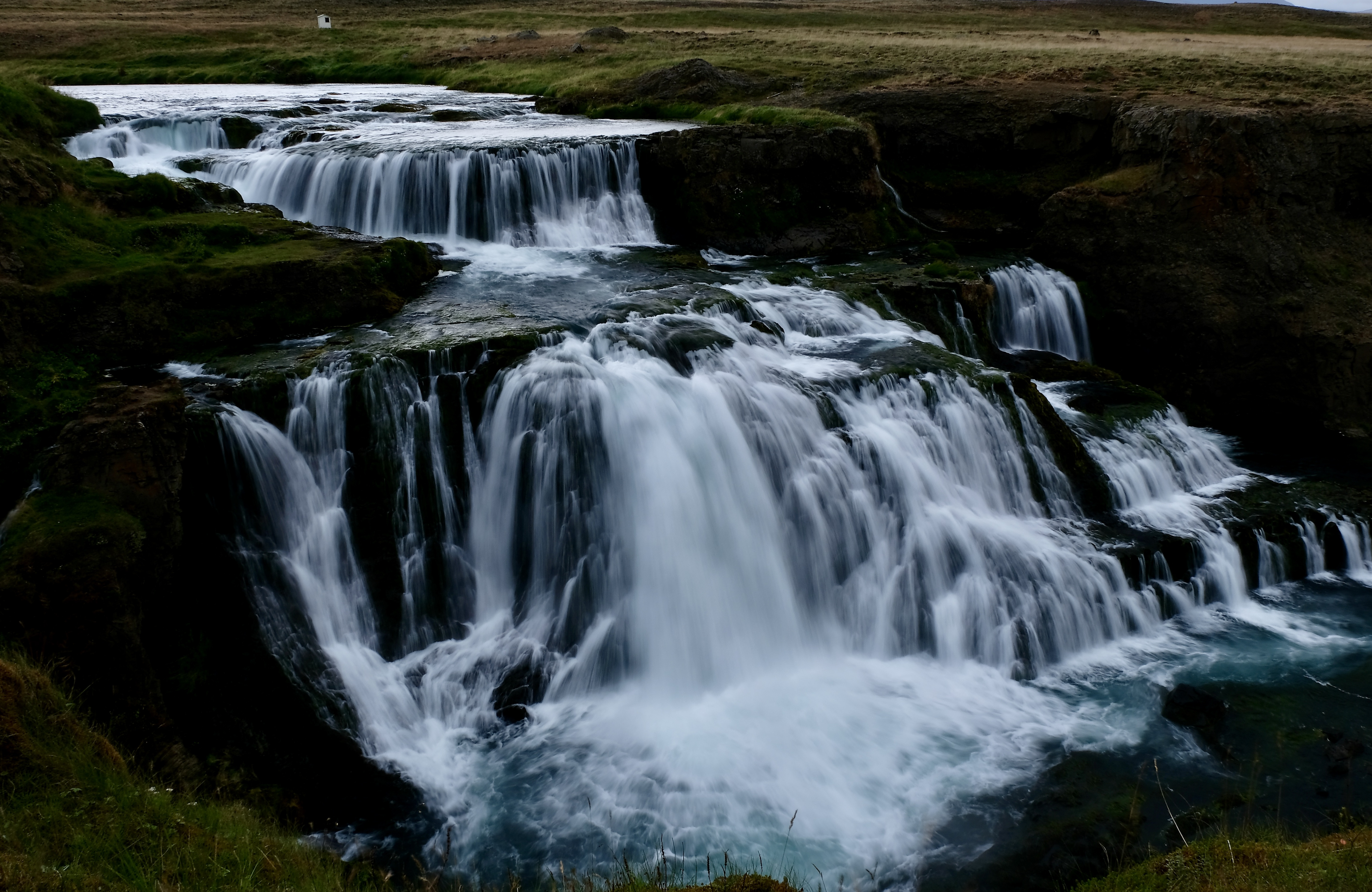 Landscapes, Iceland, Waterfall, Autumn, Long exposure, , Povarova Ree Svetlana
