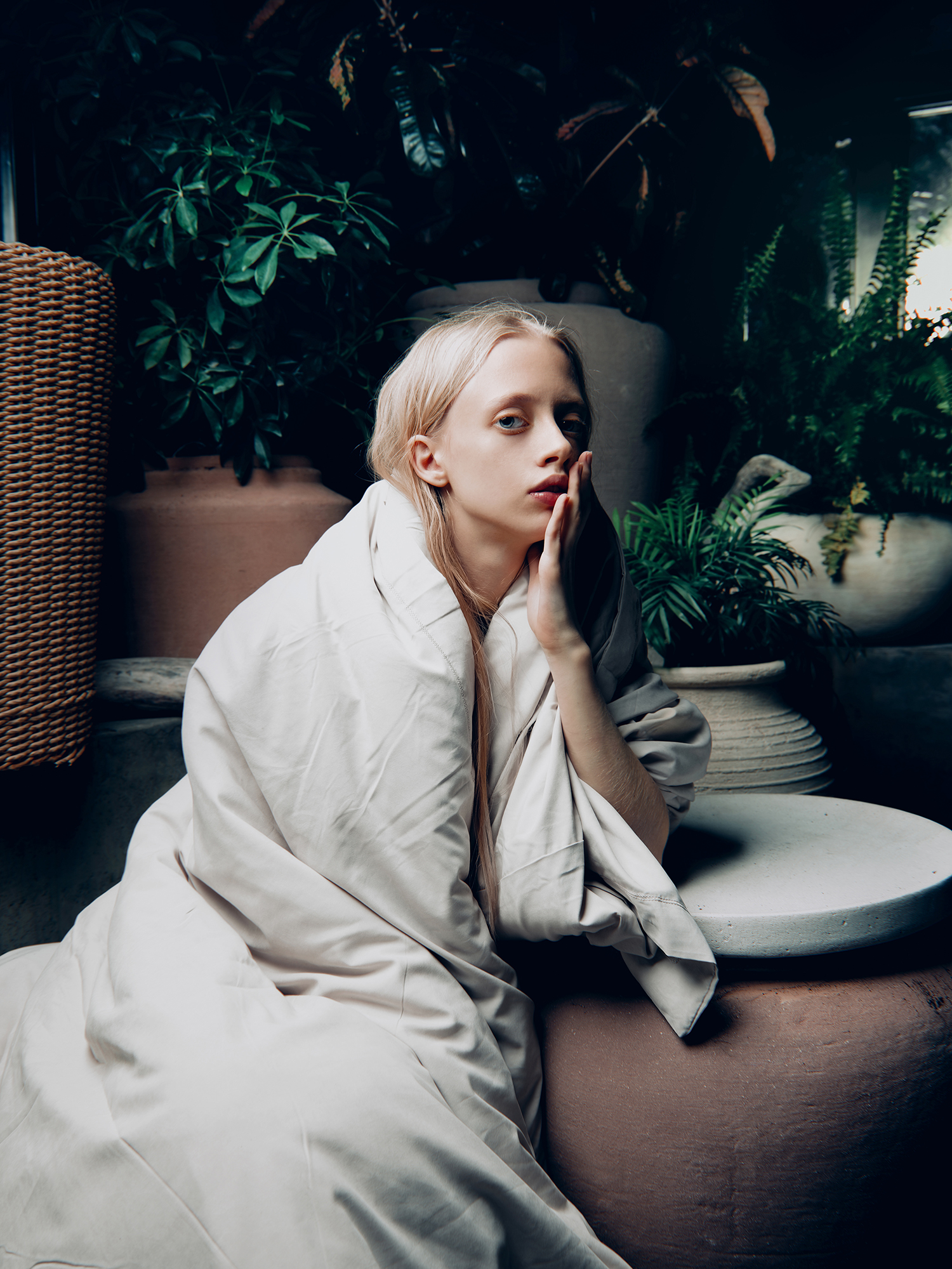 портрет, оранжерея, краснодар, девушка, Евлантьев Семен