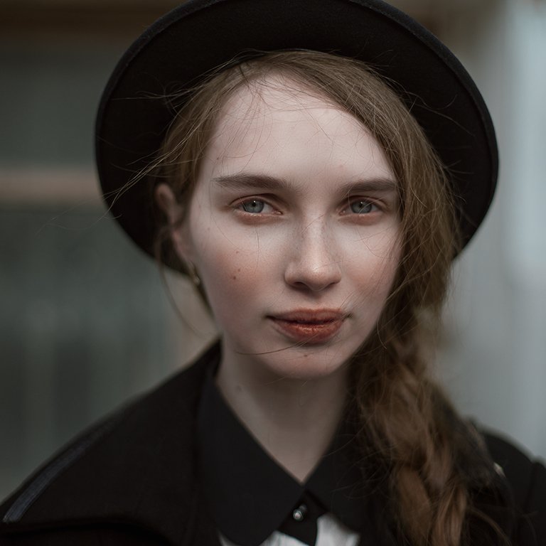 girl, hat, hair, photo, portrait, sony alpha, a900, color, colorful, Daria Slonova