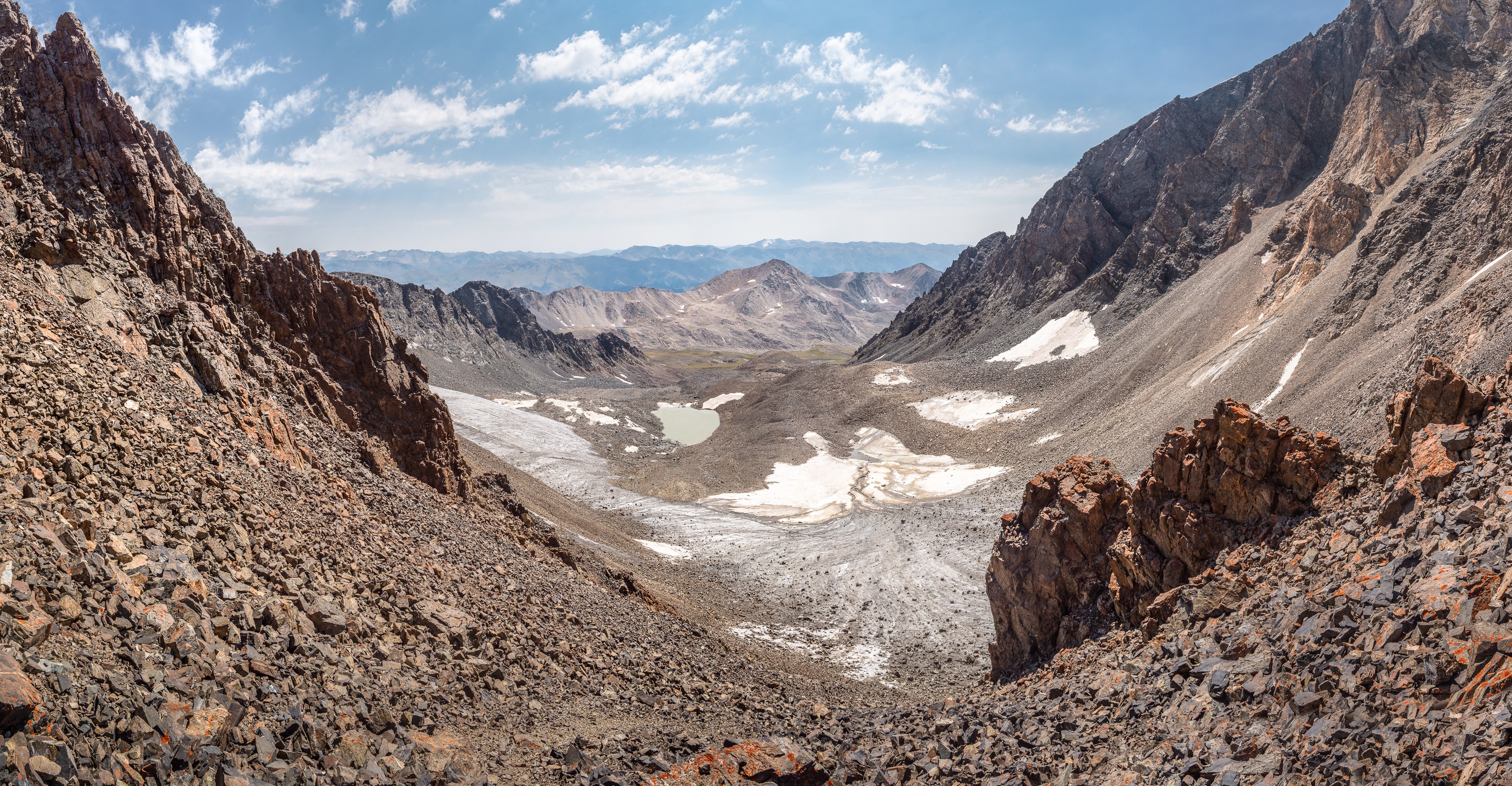 Горы, ледник, Джунгария, Казахстан, Джунгарский Алатау, Evgeniy Khilkevitch