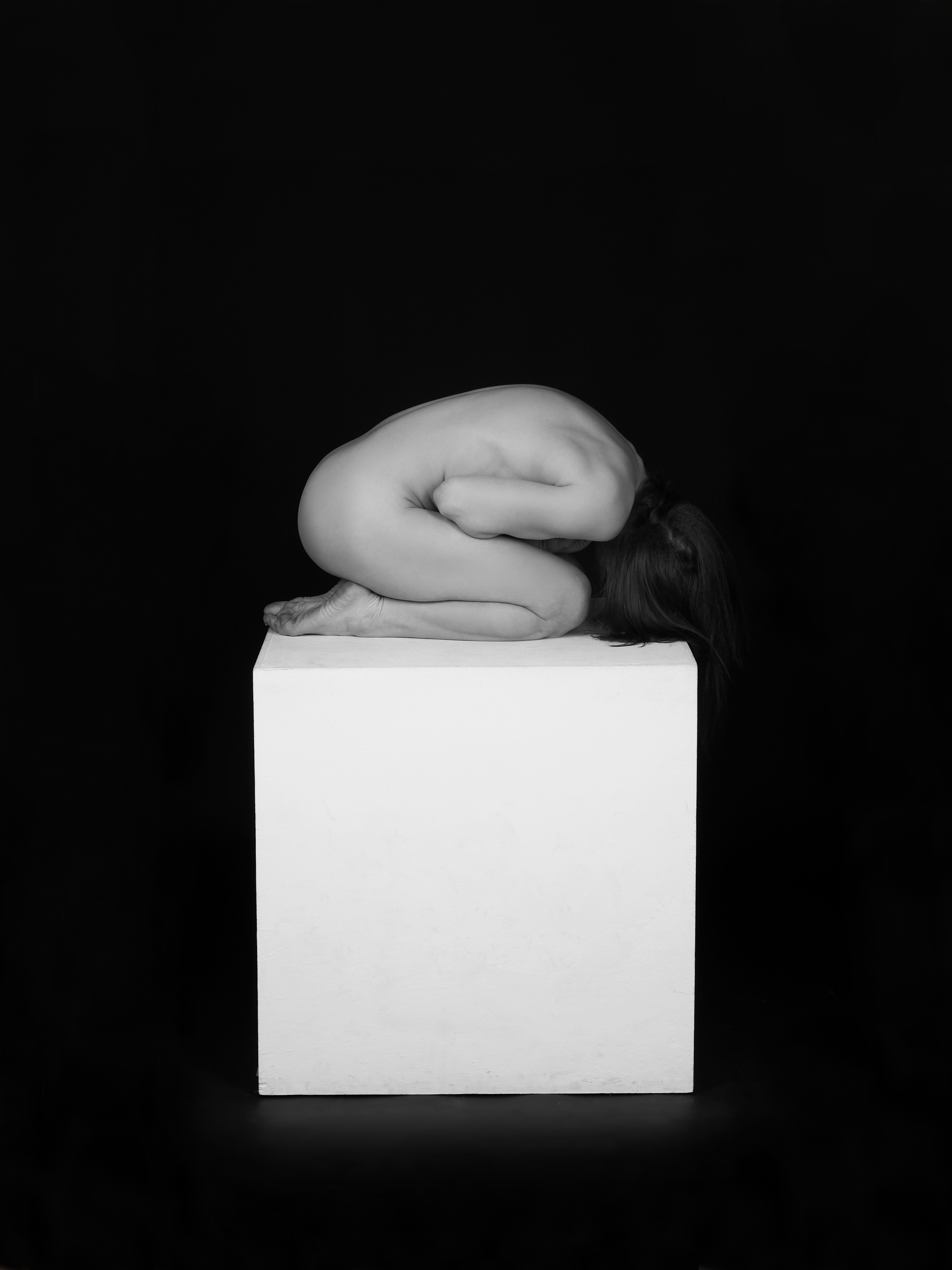 девушка, спортивная, мышцы, пластика тела, чб, Вязовцев Андрей