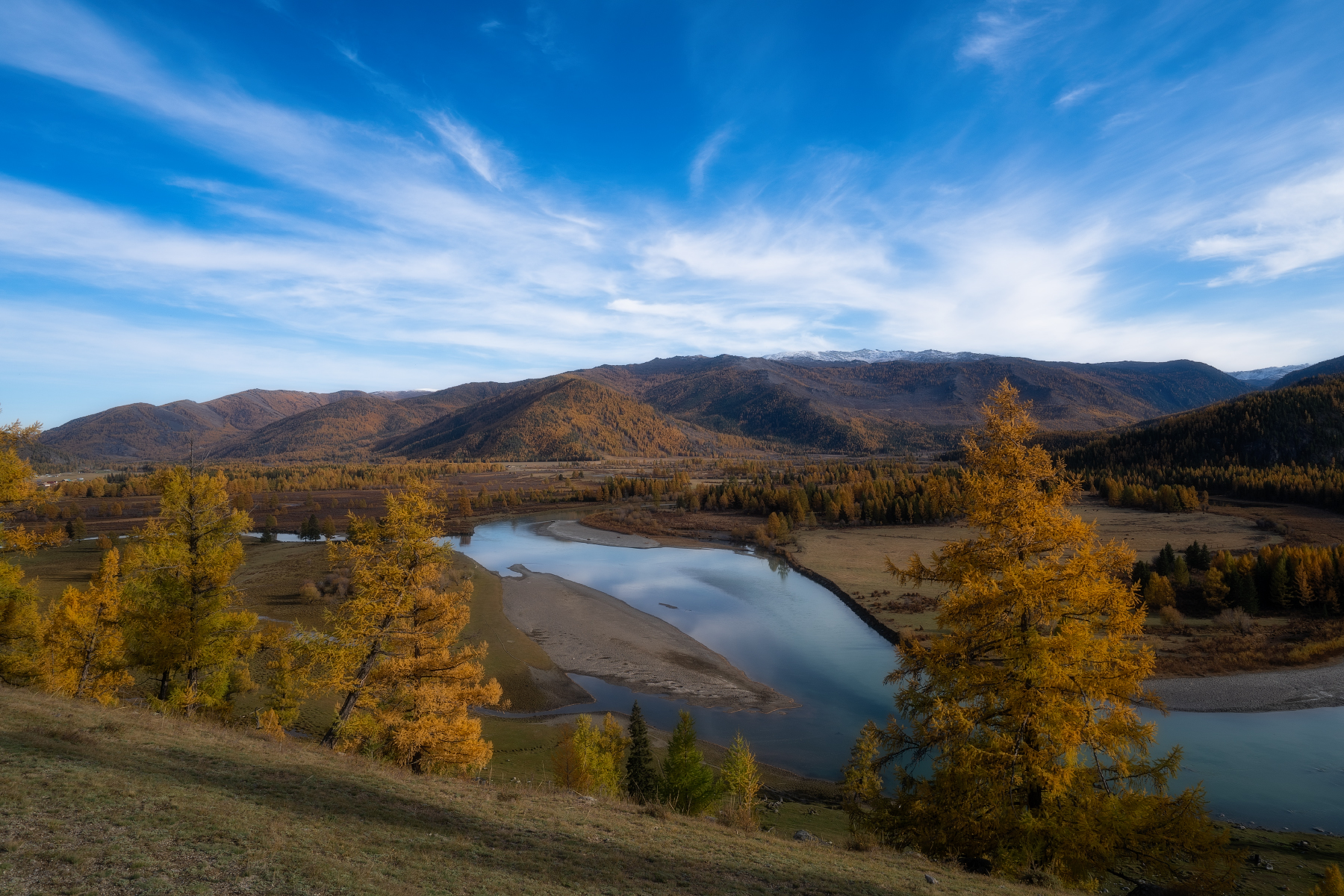 алтай, горы, лес, река, пейзаж, красивый, осень, джазатор, Татьяна Юганова