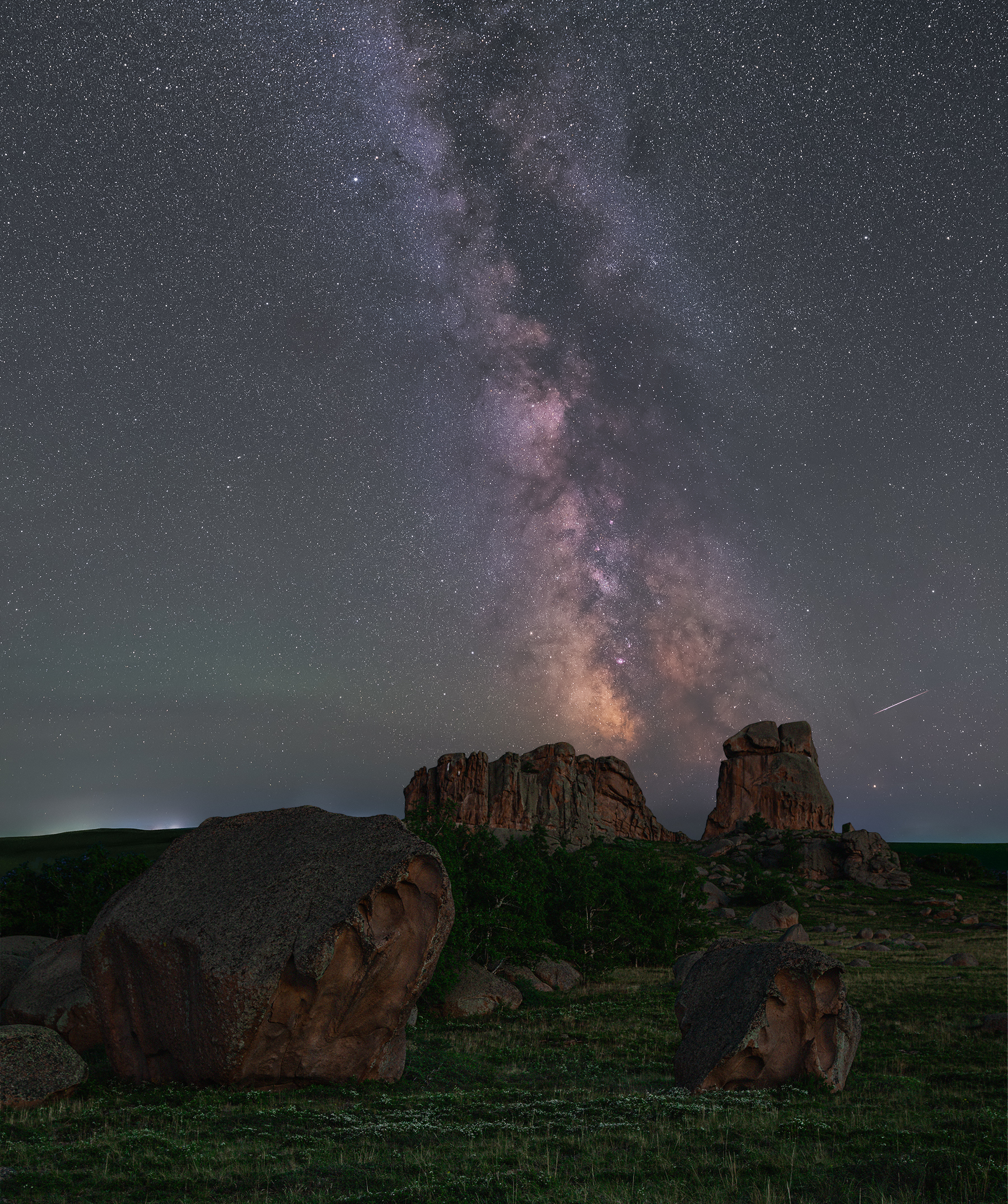 ночь, астрофото, астропейзаж, астро, камни, скалы, звезды, млечный путь, Евгений Бондарь