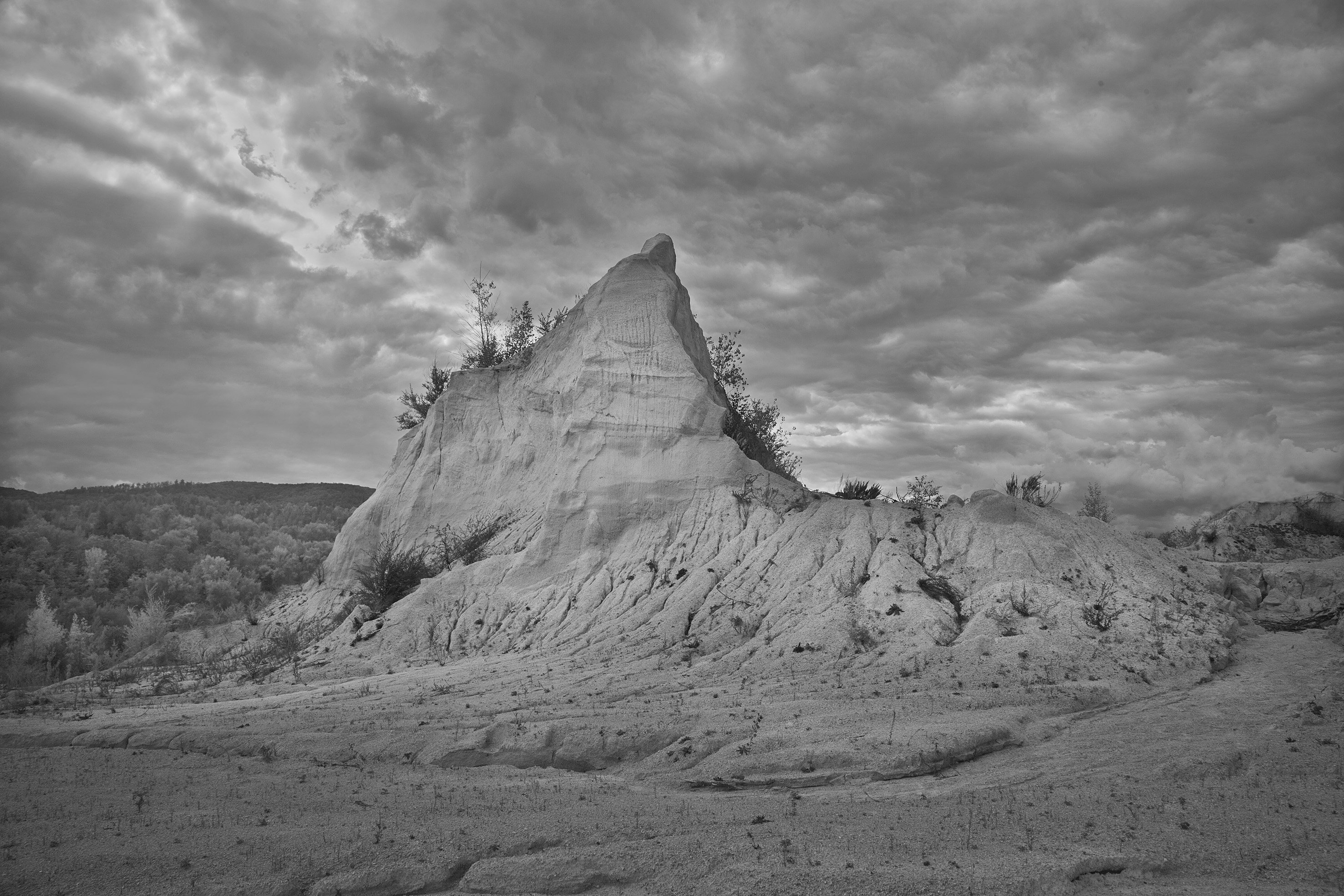 старый карьер, индустриальный пейзаж, Виктор Кириллов