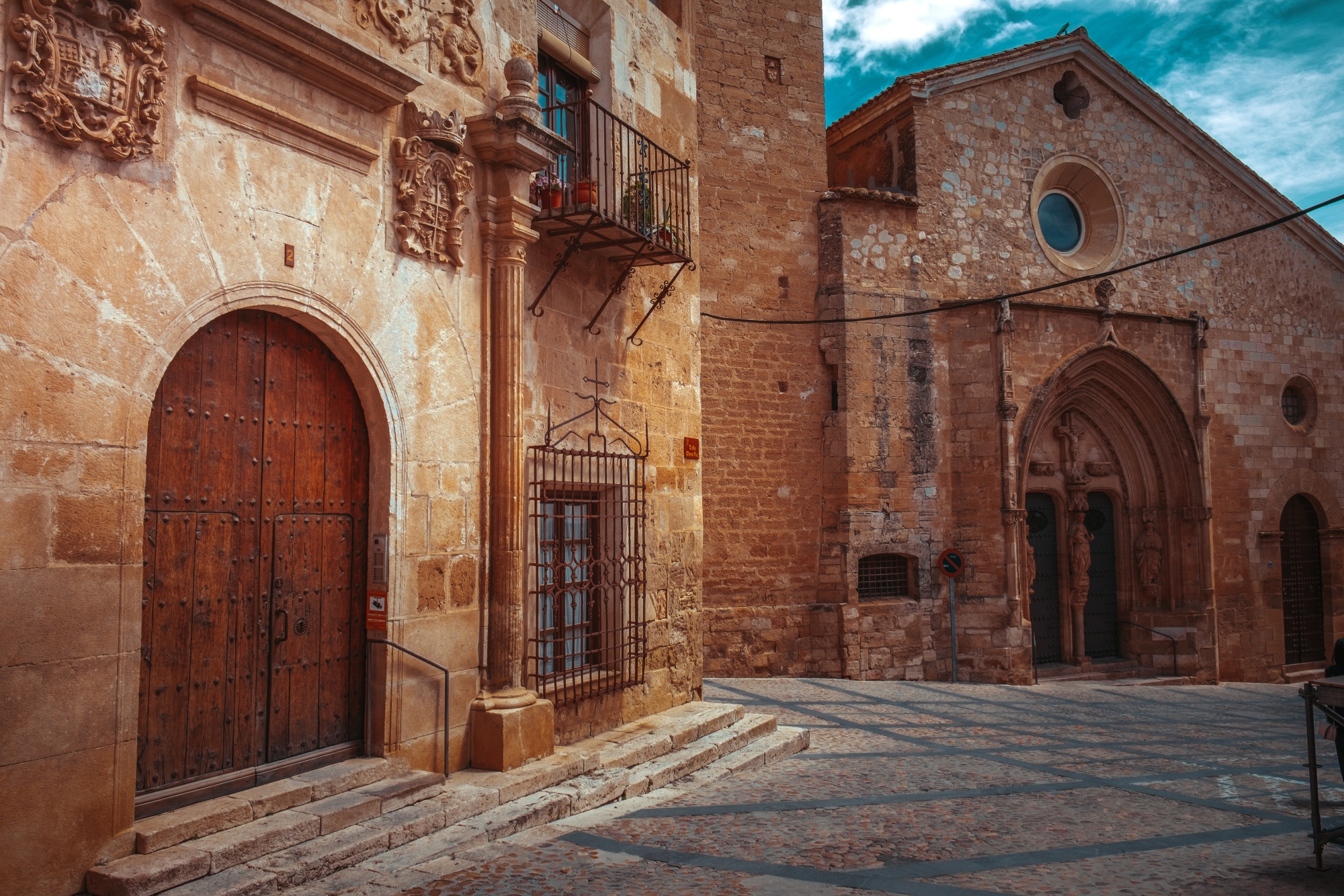 chinchilla de monte-aragón,spain,travel,house,building,white,blue,sky, Алексиев Борислав