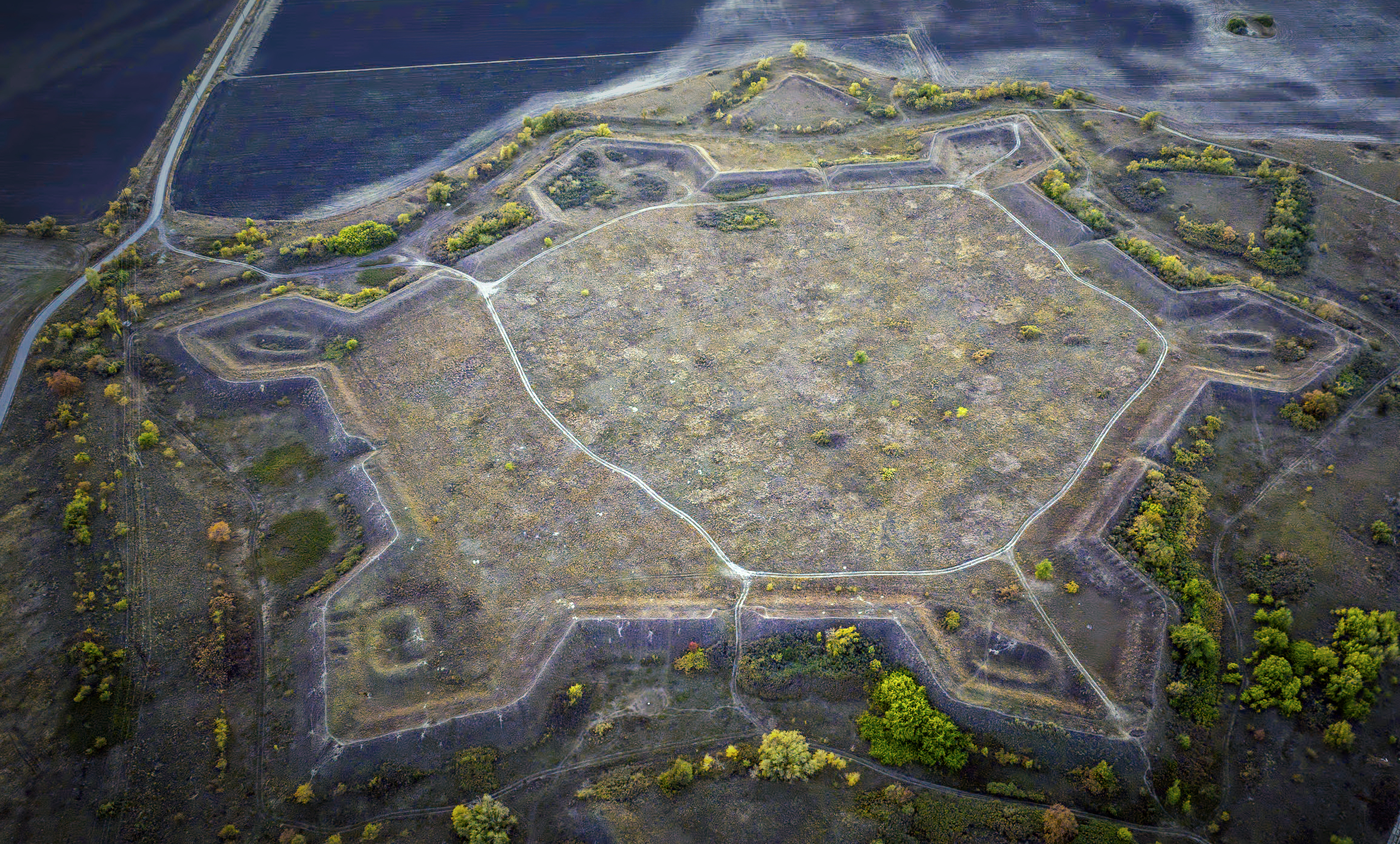 крепость, аэросъемка, ростовская область, анненская крепость, крепость святой анны, крепость-звезда, Игорь Юркин