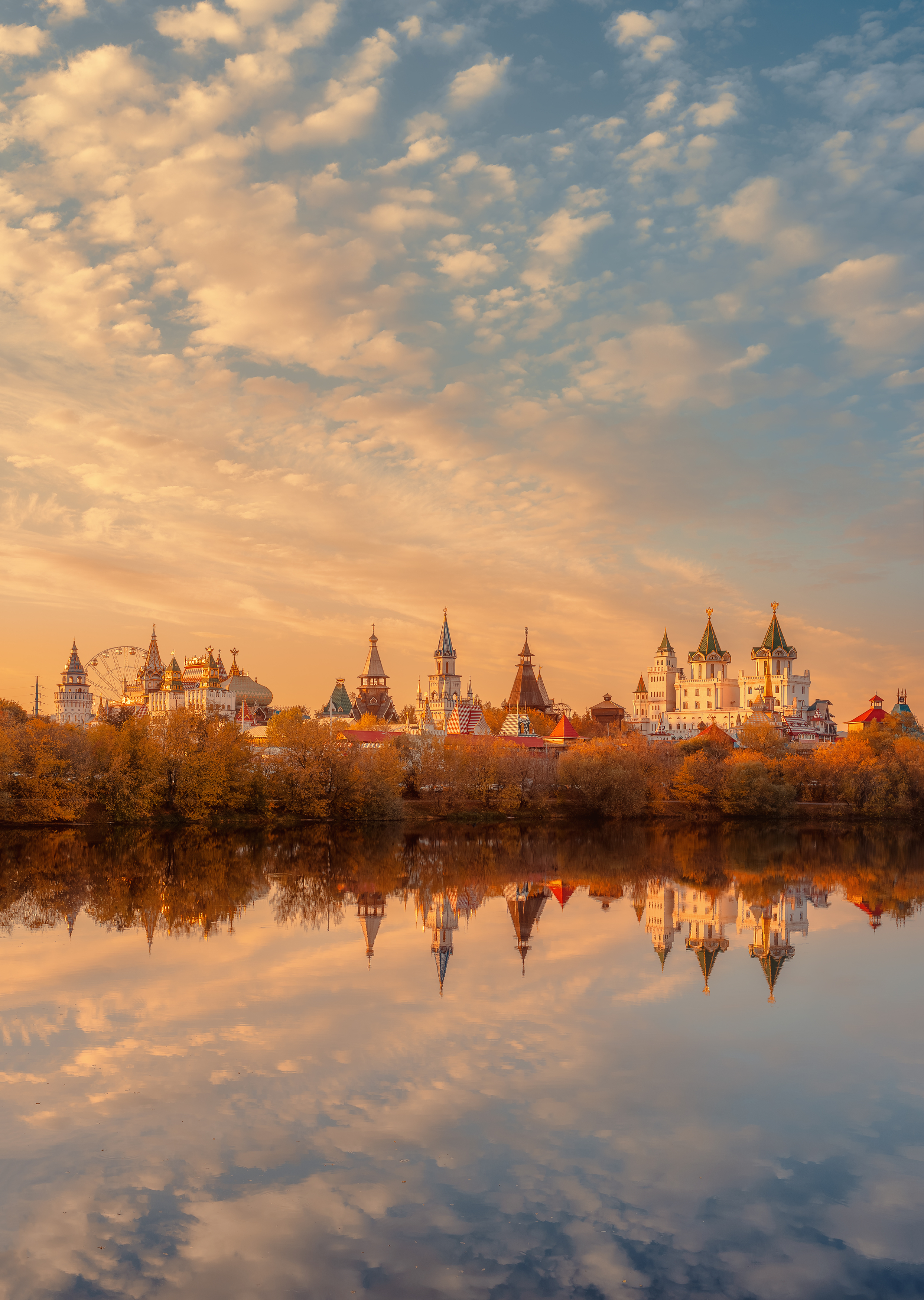 осень, городской пейзаж, москва, кремль в измайлово, Мазурева Анастасия