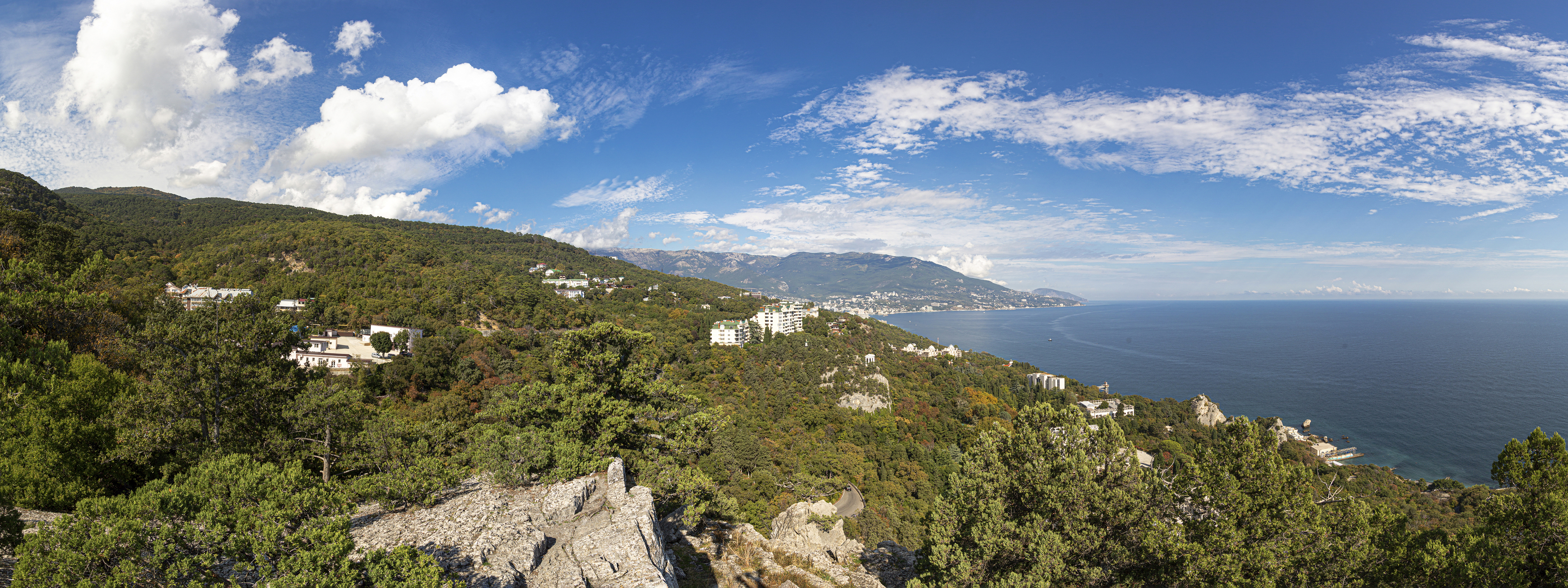 россия, крым, большая_ялта, ореанда, крестовая_гора, панорама, Дёгтев Евгений