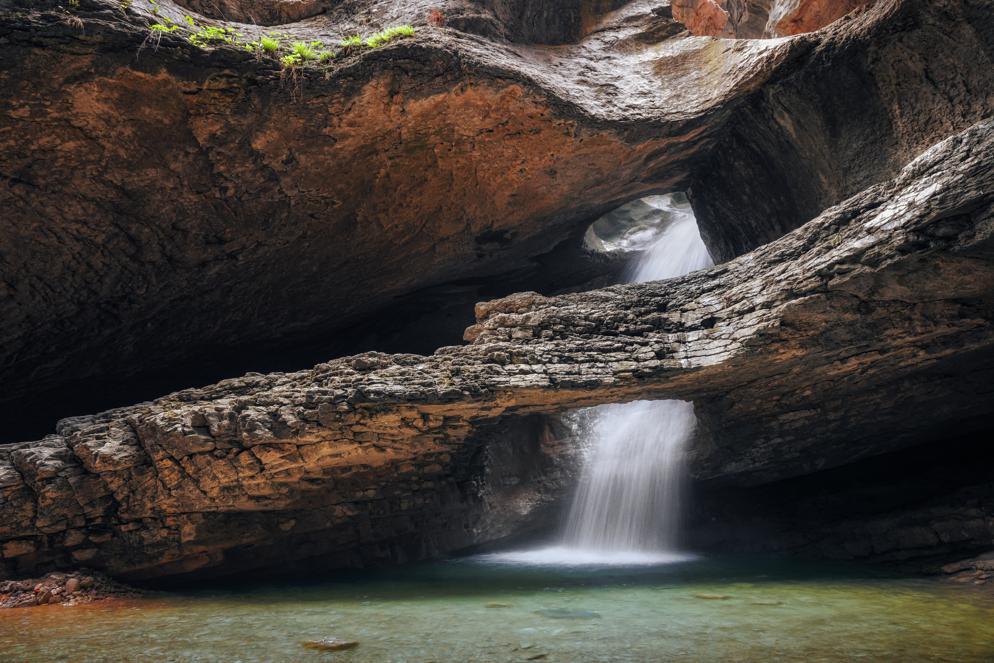 nature, rock, water, outdoors, landscape, mountain, waterfall, stone, underground, caucasus, gorge, cave, ущелье, водопад, природа, пейзаж, вода, кавказ, дагестан, горы, Андрей