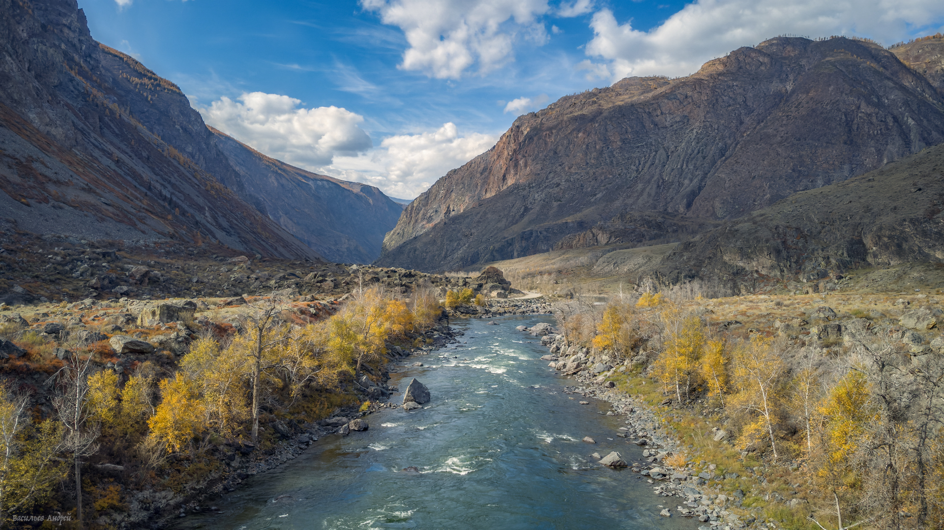 алтай, республика алтай, природа, река чулышман, осень, золотая осень, горы, Vasilyev Andrey