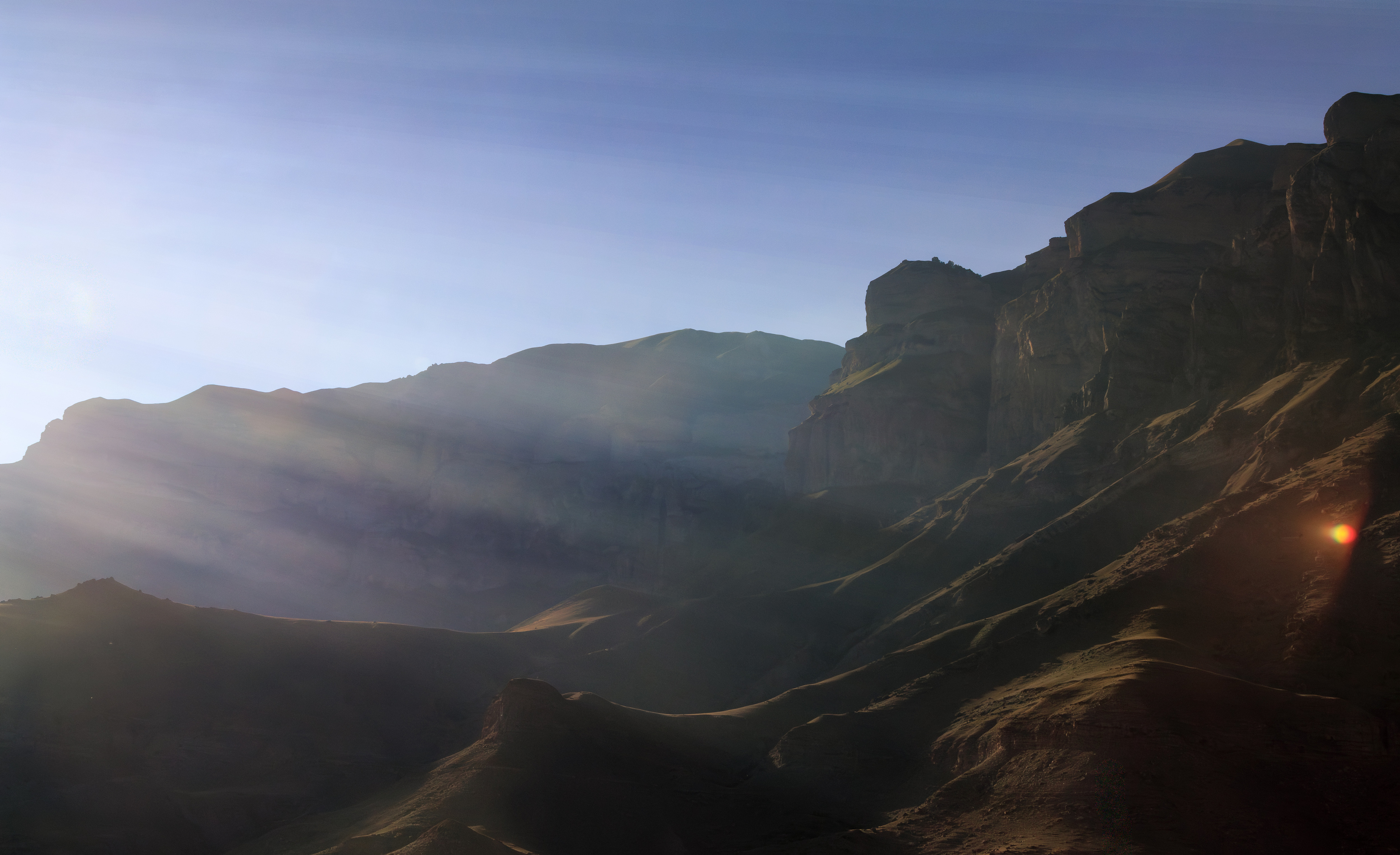 гоы, скала, утес, вечер, луч, Светлана Холодняк