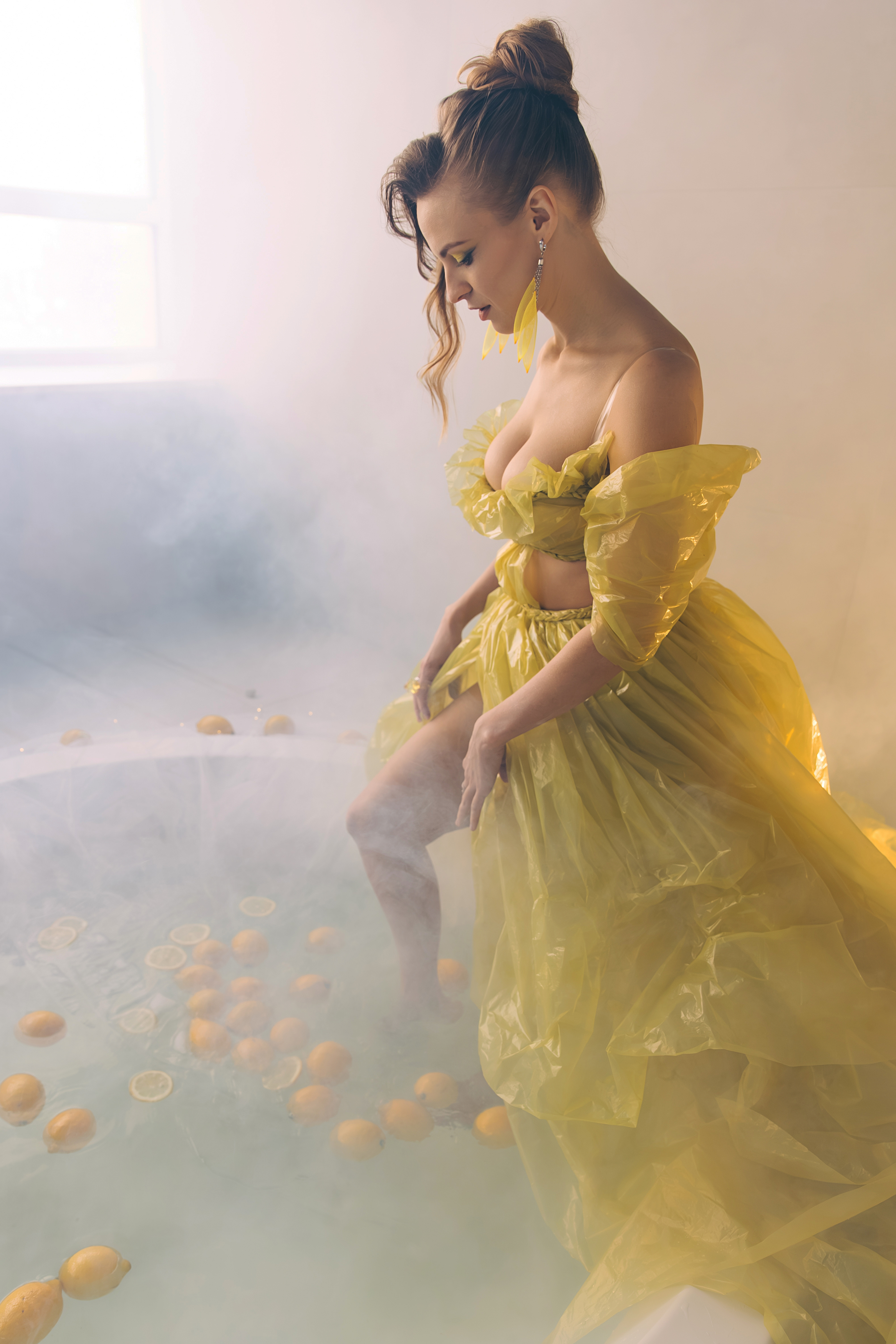 lemon spa woman yellow, Надежда Воробьёва