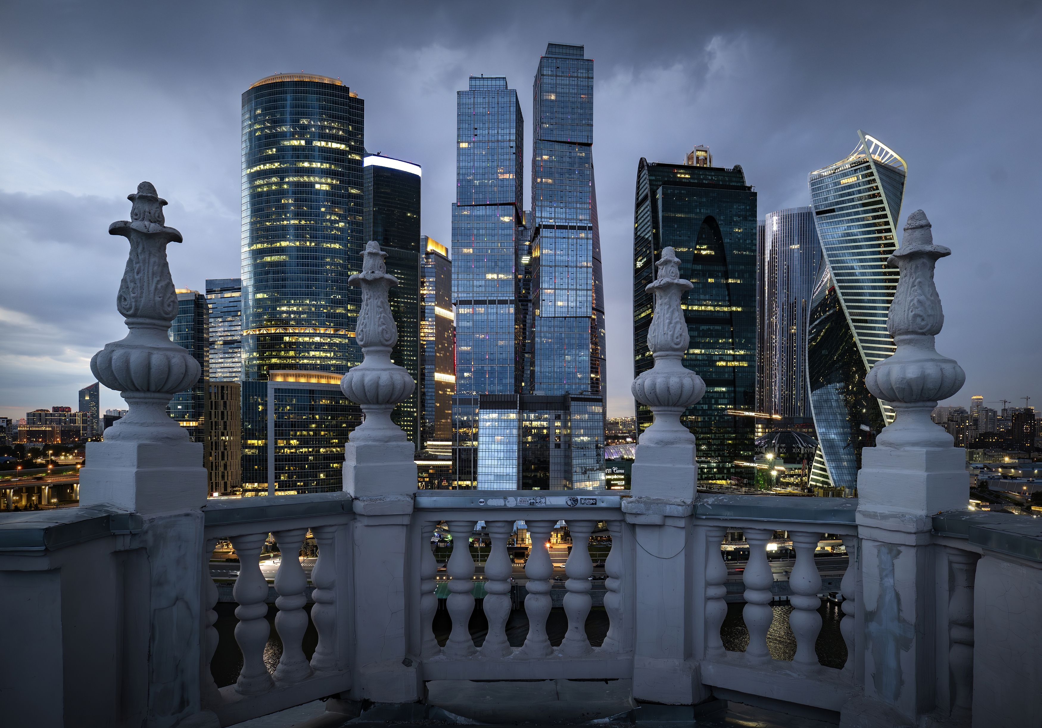москва, москва сити, архитектура, вечерний город, Игорь Юркин