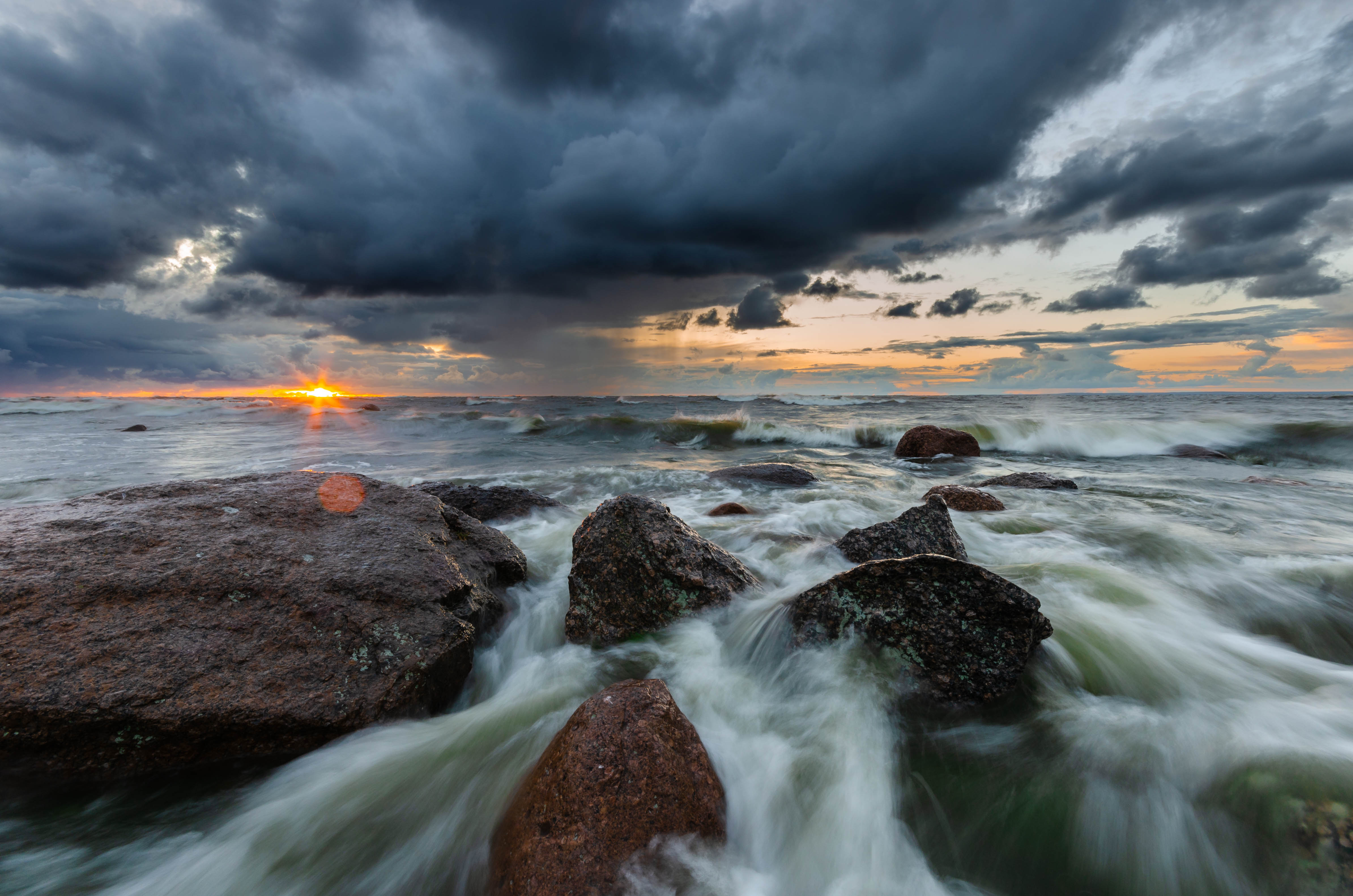 санкт-петербург, питер, петербург, спб, шепелевский маяк, облака, небо, волны, камни, залив, финский залив, bay, clouds, sky, waves, landscape, пейзаж, Alexey S