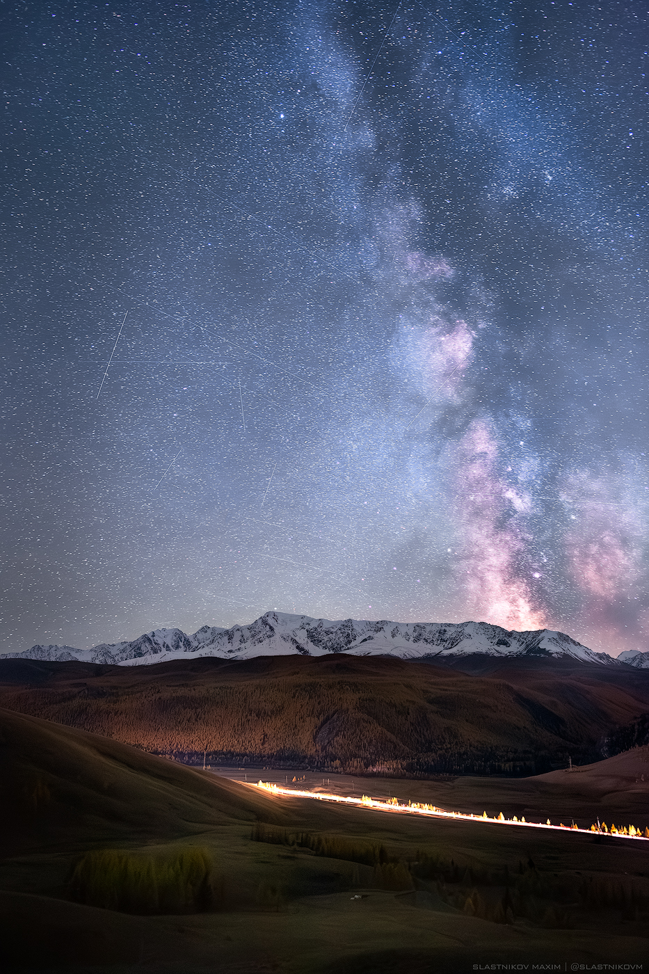алтай, горы, озеро, природа, рассвет, солнце, облака, пики, снег, отражение, рябь, тишина, гладь, вода, небо, свет, линии, треккинг, путешествия, звезды, галактика, млечный путь, Максим Сластников