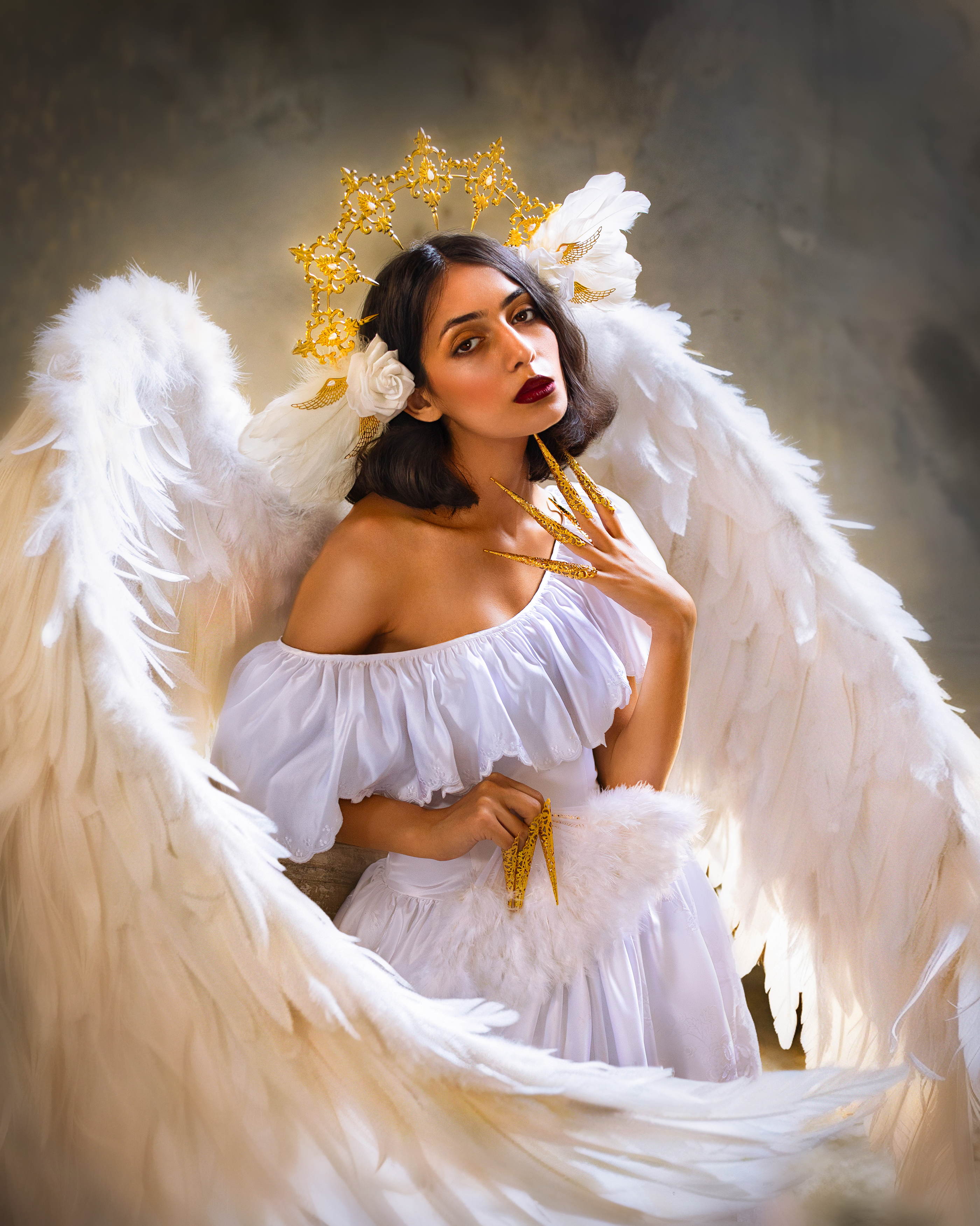 фотограф юлия дюдина, фотограф нижний новгород, арт фотограф,  волшебная фотосессия, фотосессия ангел, фотосессия демон, фотосессия в развалинах, Дюдина Юлия