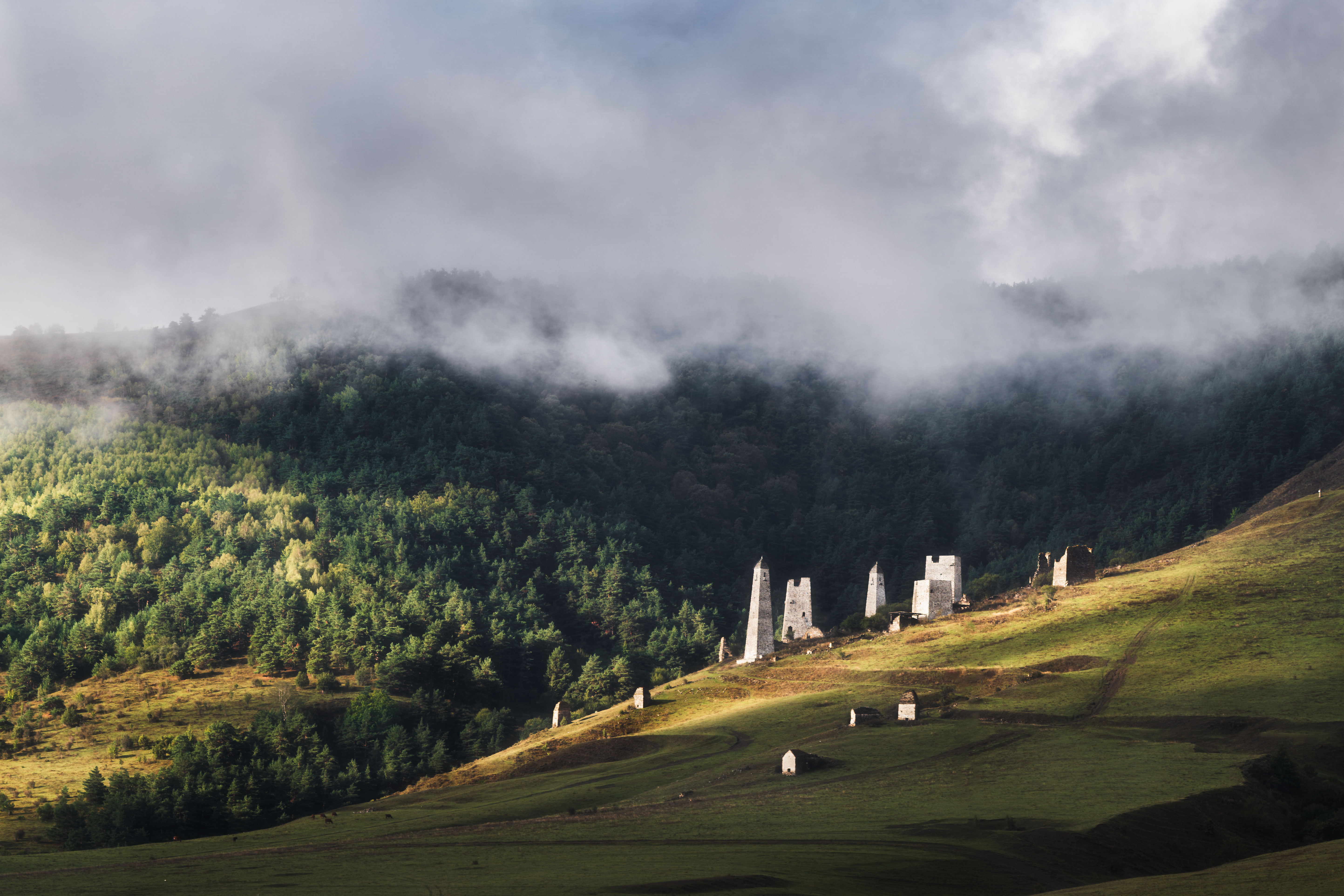landscape, caucasus, mountines, ингушетия, пейзаж, горы, кавказ, Ilya Tolstonozhenko