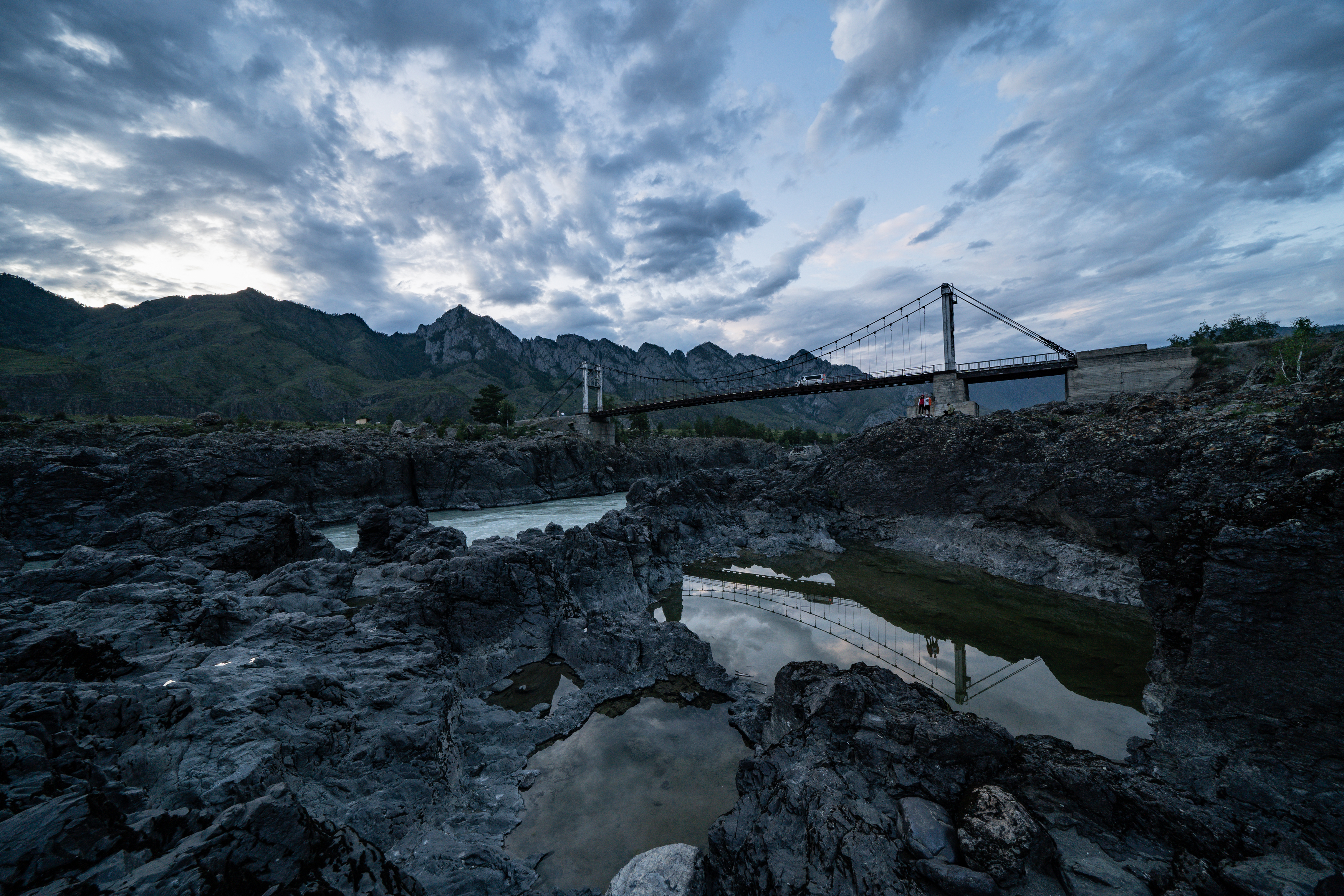 Россия, Республика Алтай, Чемальский район, река Катунь, Ороктойский мост, Гаврилов Юрий