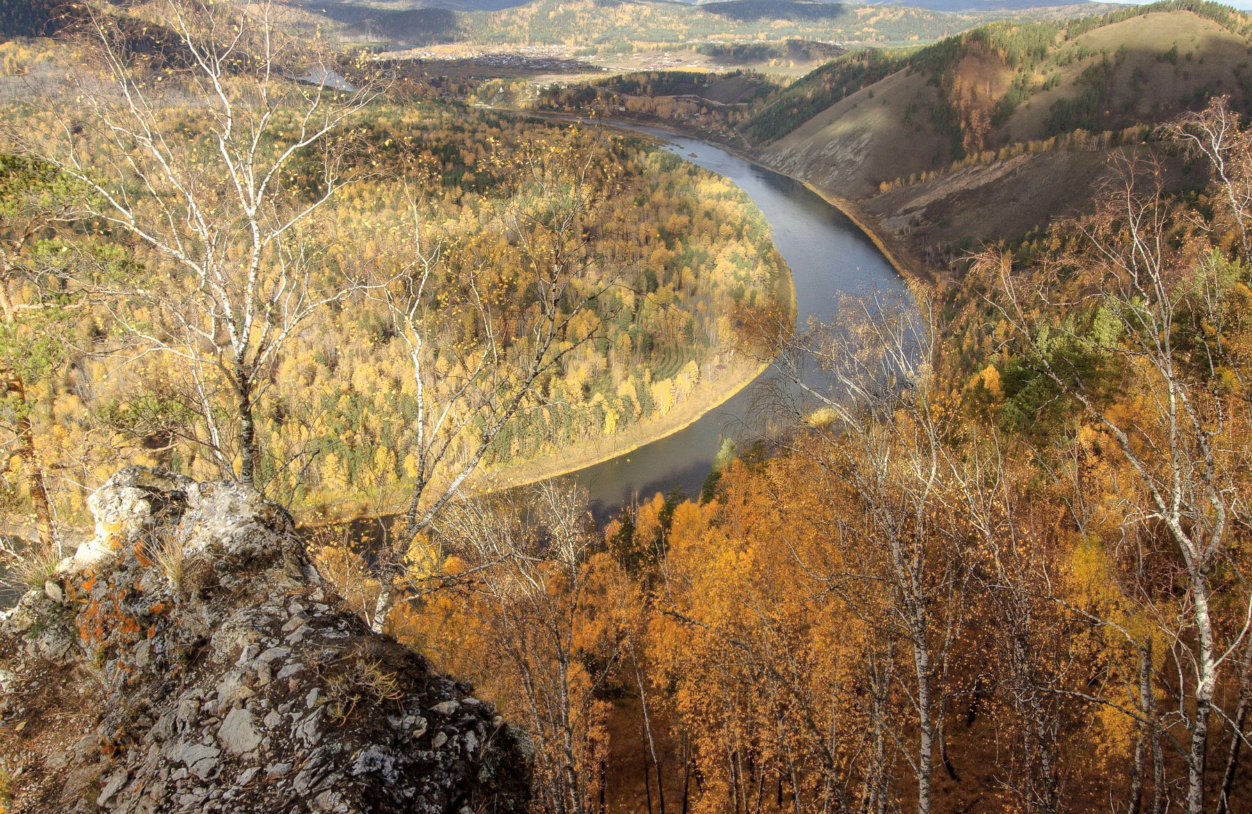 Мана, Манская петля, осень, Марина Фомина