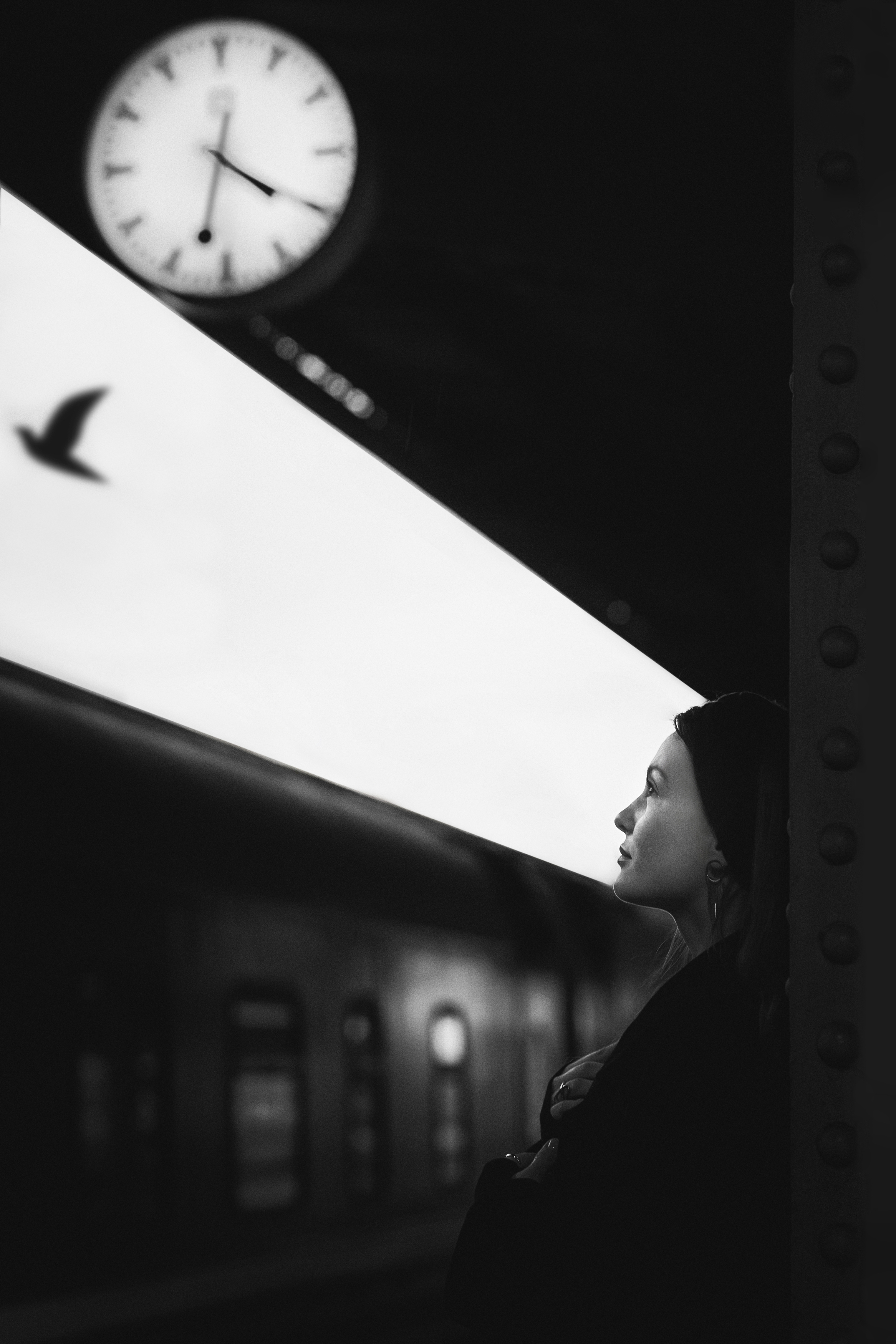 девушка, вокзал, настроение, городской стиль, образ жизни, Алексей Плешков