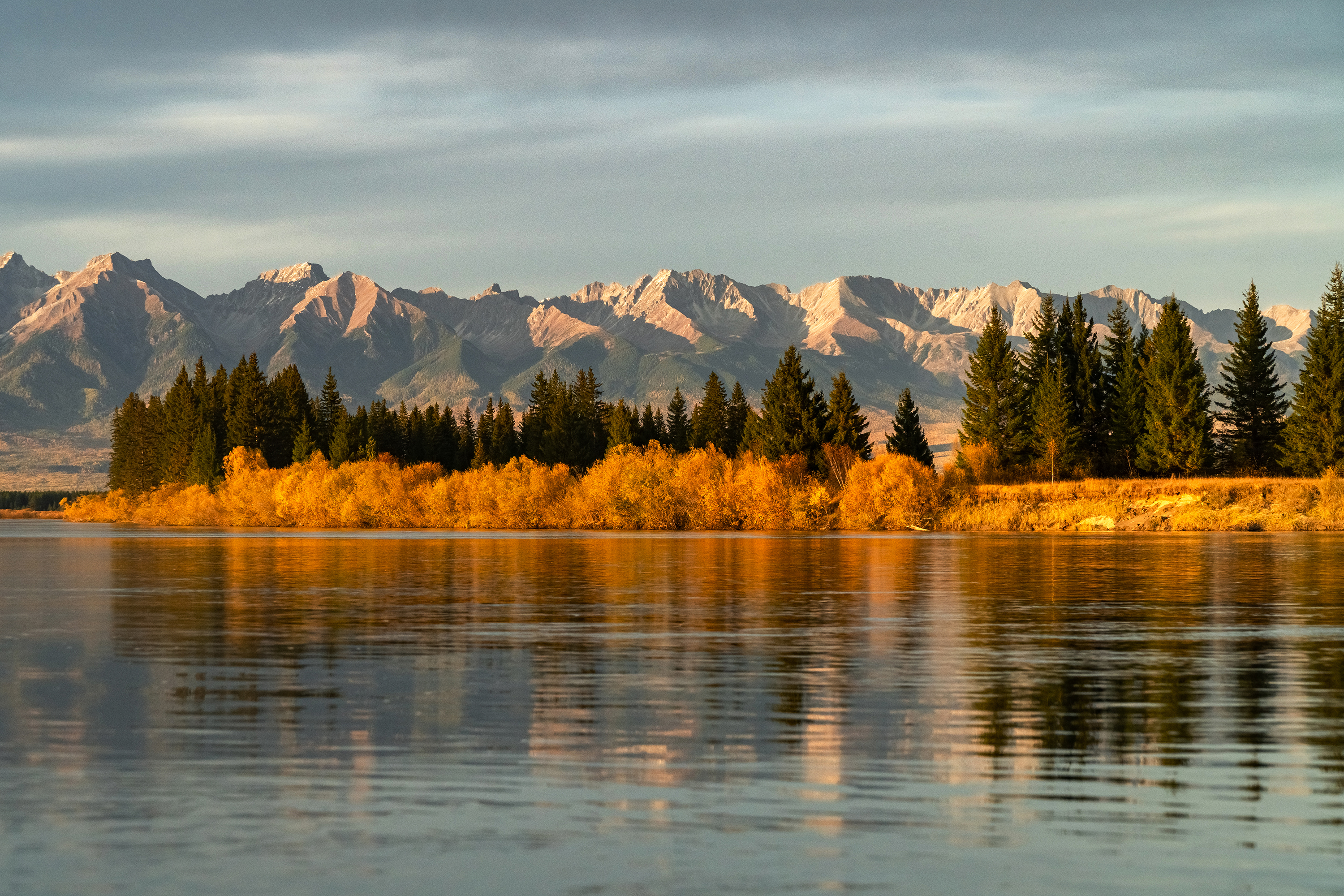 иркут, саяны, бурятия, золотая осень, тункинская долина, Тильпунов Михаил