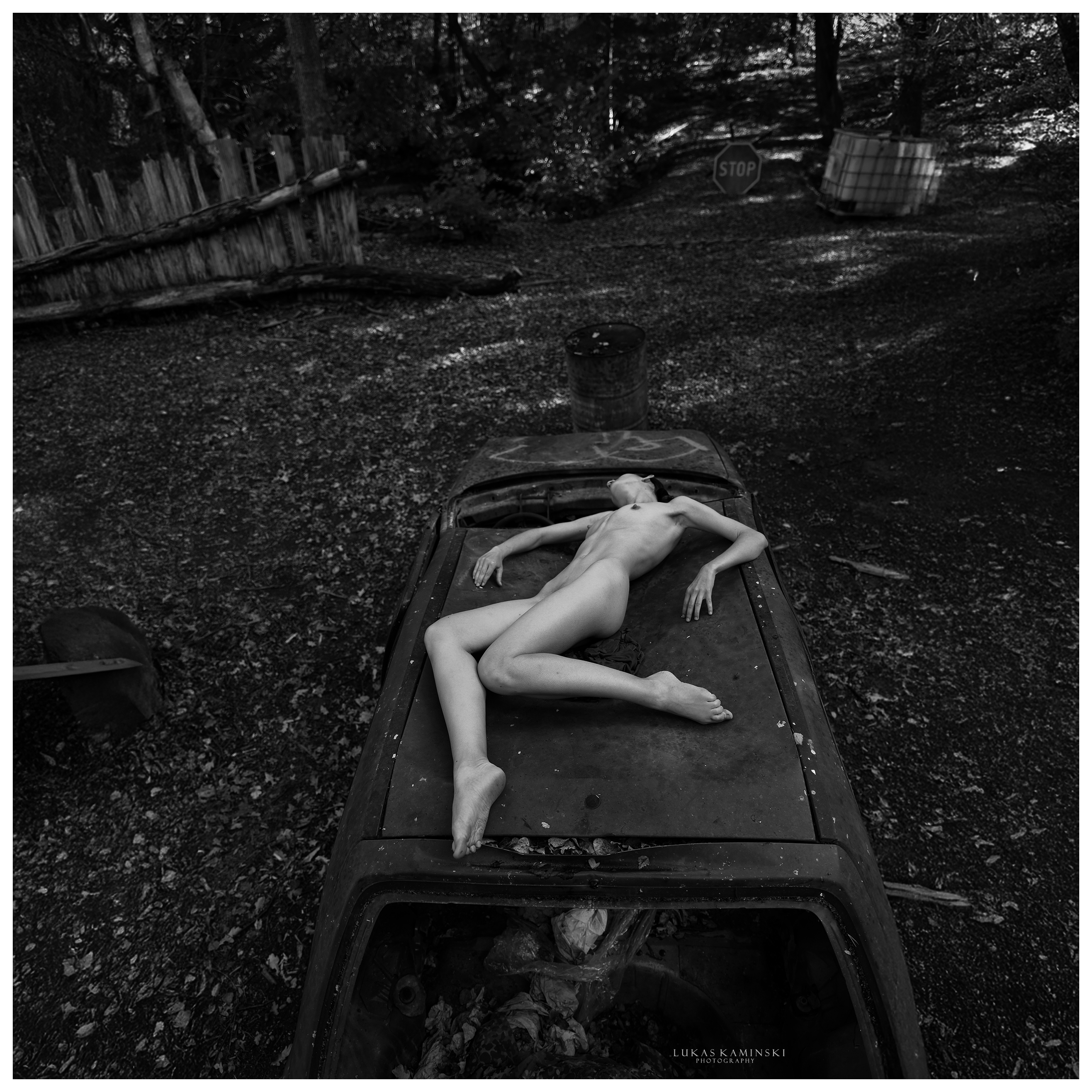 girl,postapo,blackwhite,nudenoir,photo, Kaminski Photography Lukas