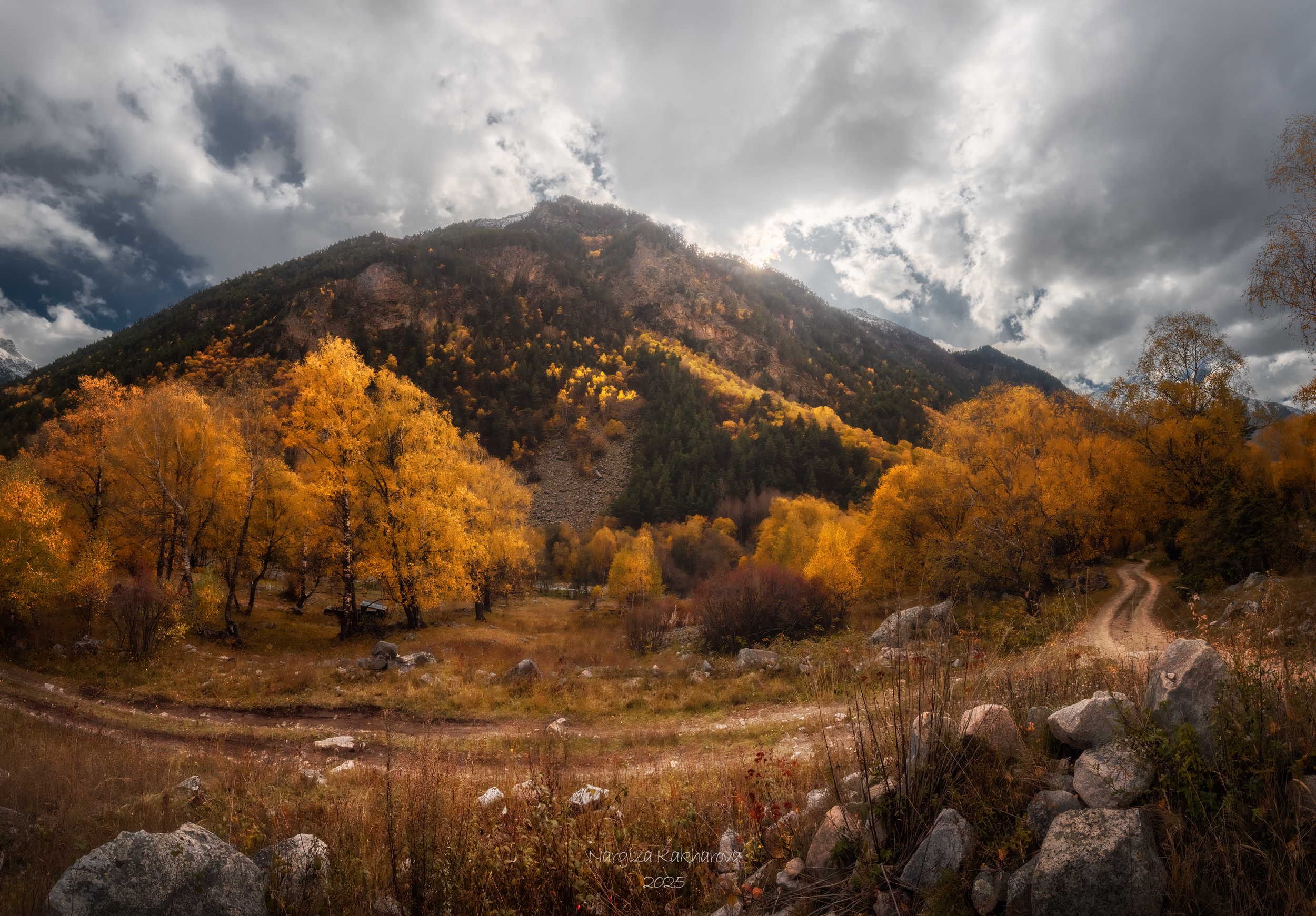 горы, кчр, золотая осень, Nargiza Kakharova