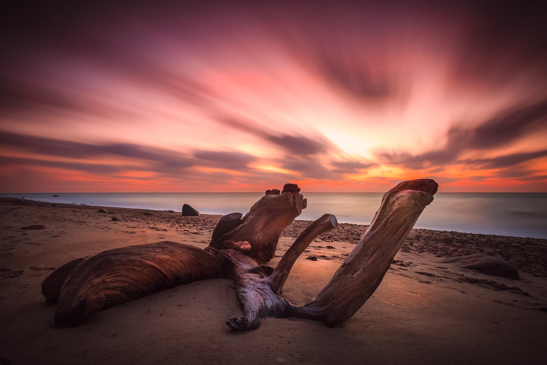 Baltic Sea, Colors, Lithuania, Long exposure, Sunset, Руслан Болгов (Axe)