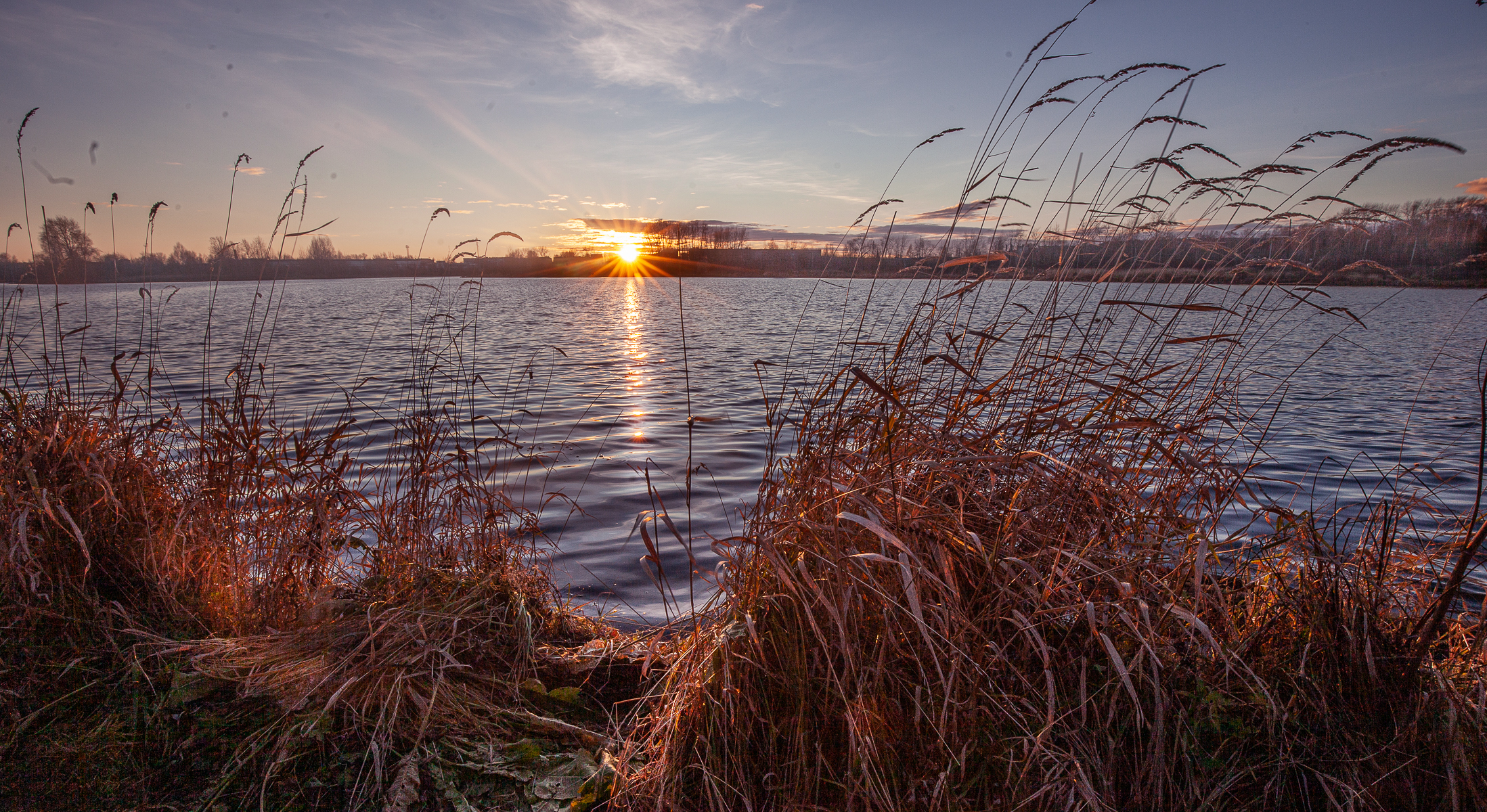 Река, закат, вечер, Спасов Михаил