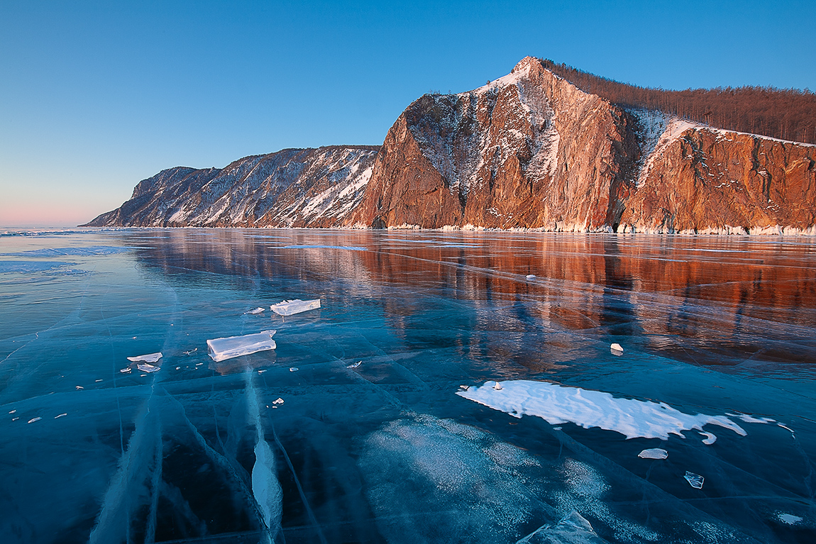 байкал, зима, лед., Сергей Захаров.