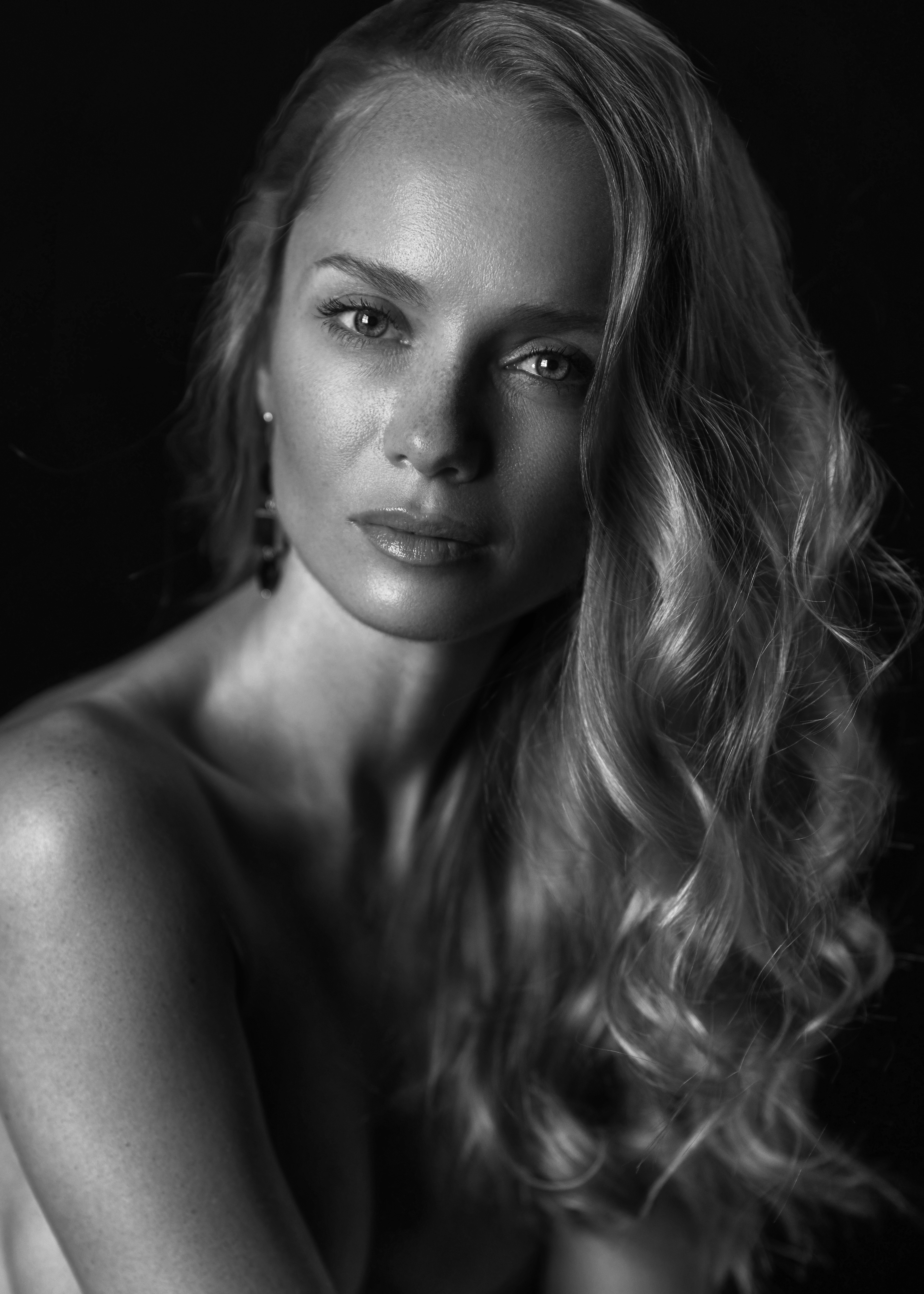 портрет, девушка, студия, красота, взгляд, Герасимов Михаил