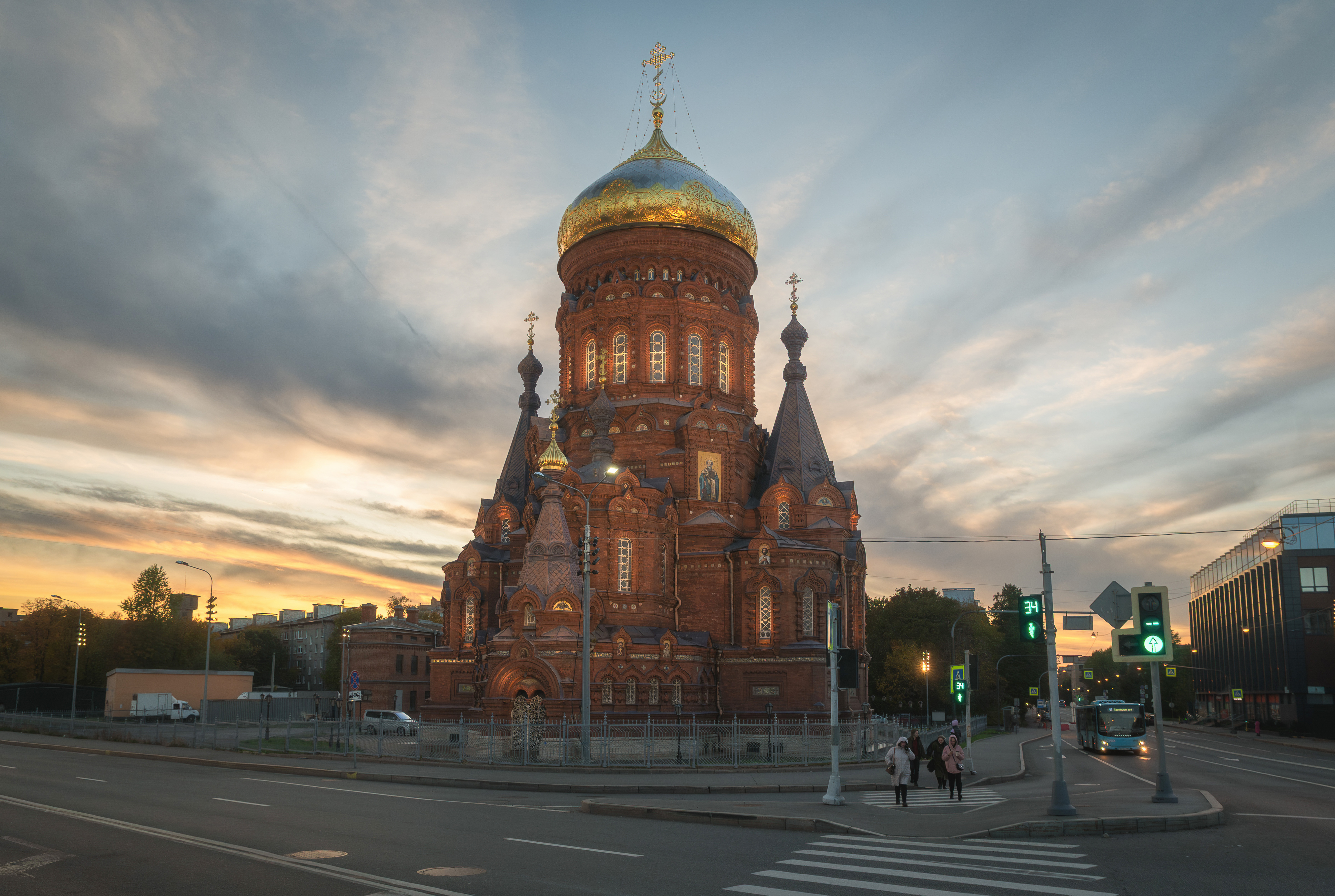 spb, street, night, old, lights, architecture, leningrad, cathedral, church, sunset, religoin,, Бугримов Егор