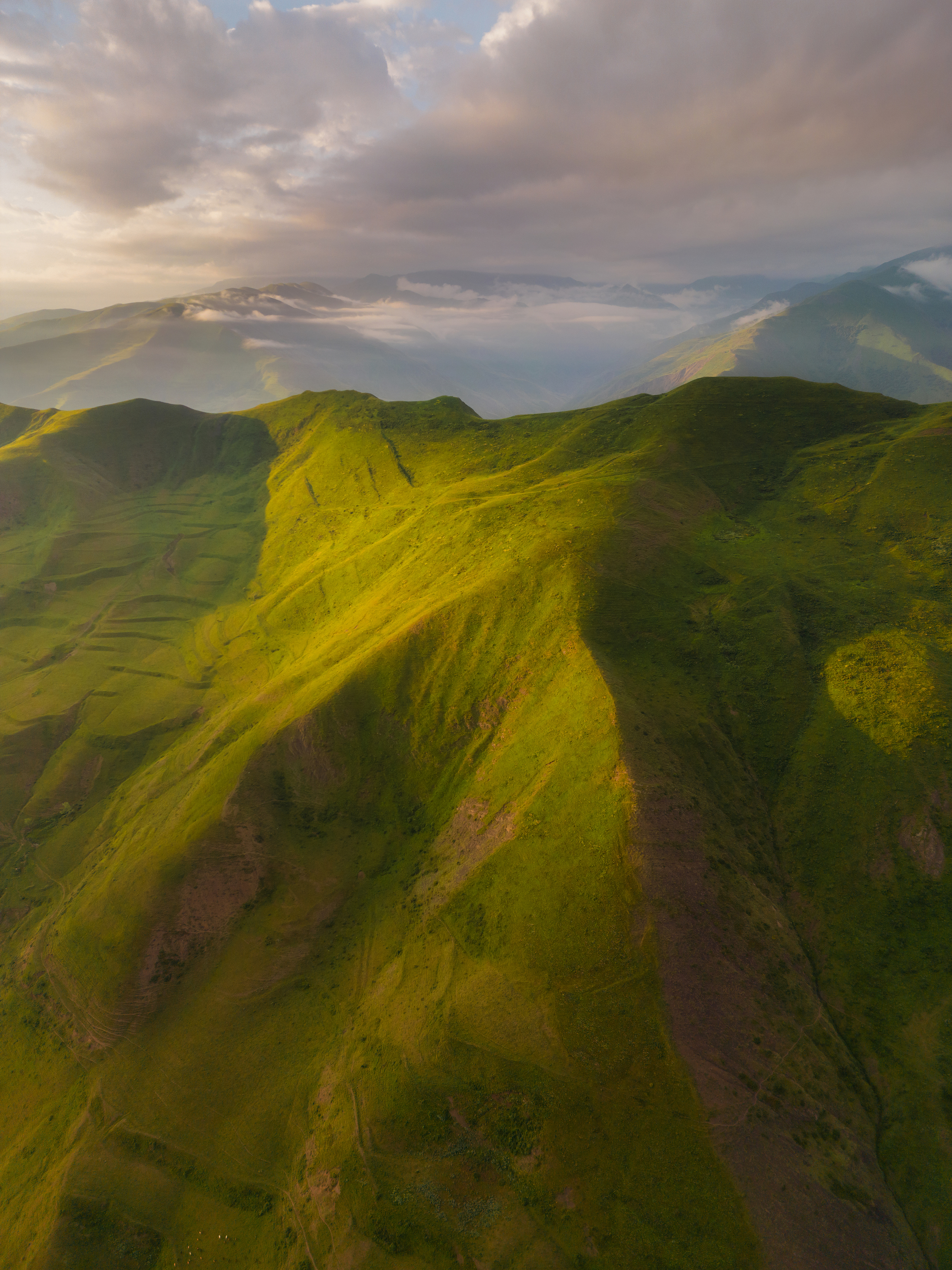 горы, Дагестан, Южный Дагестан, пейзаж, рассвет, террассы,, Влад Рябинин