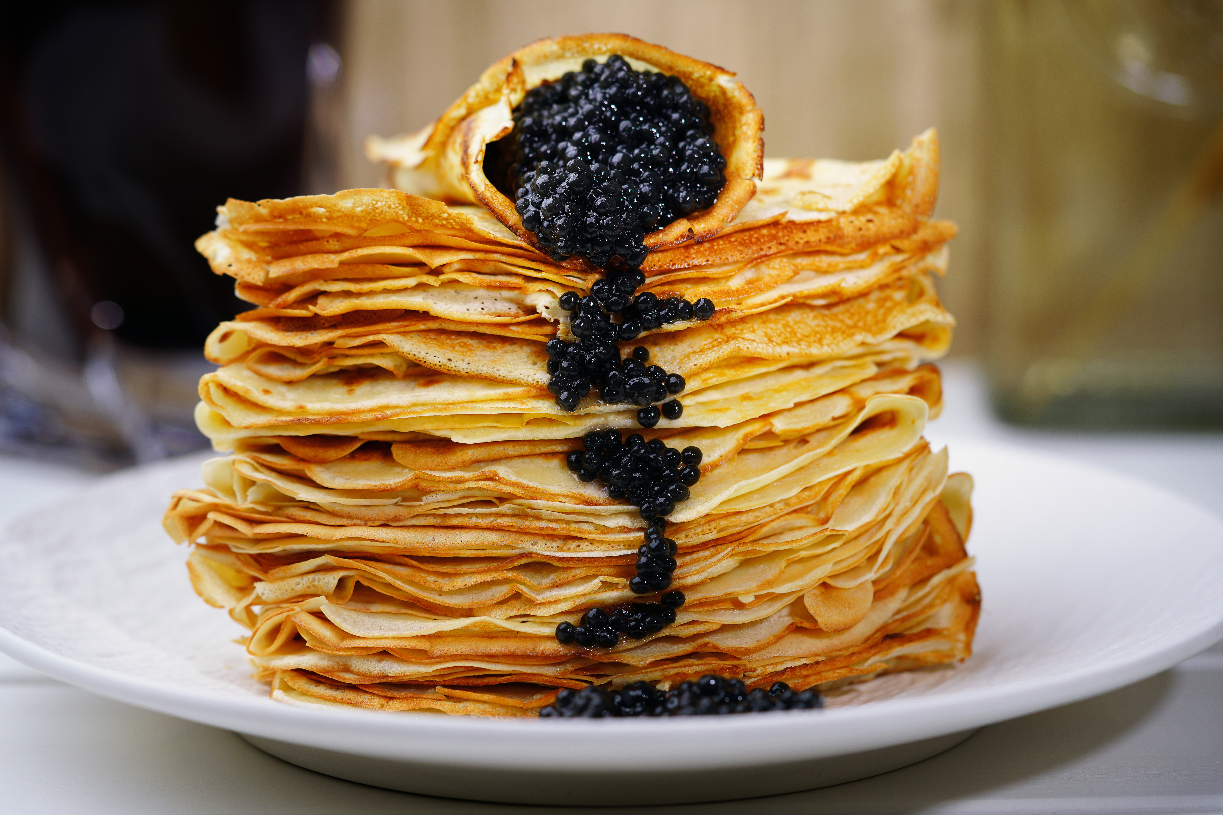 Еда. Блины икра завтрак , Igor Lukin