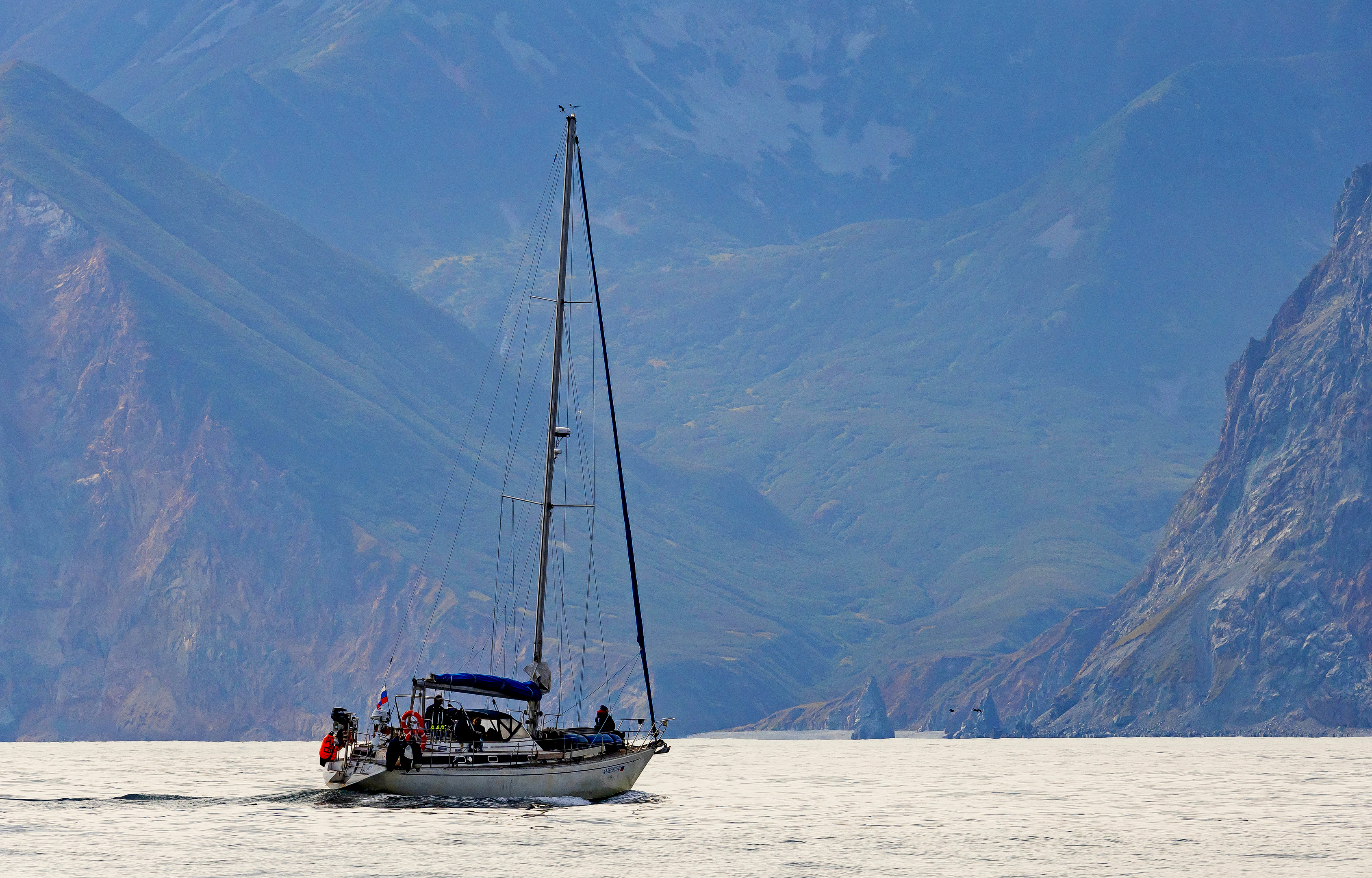 камчатка, скалы, тихий океан, путешествие, яхта, Подосинников Максим