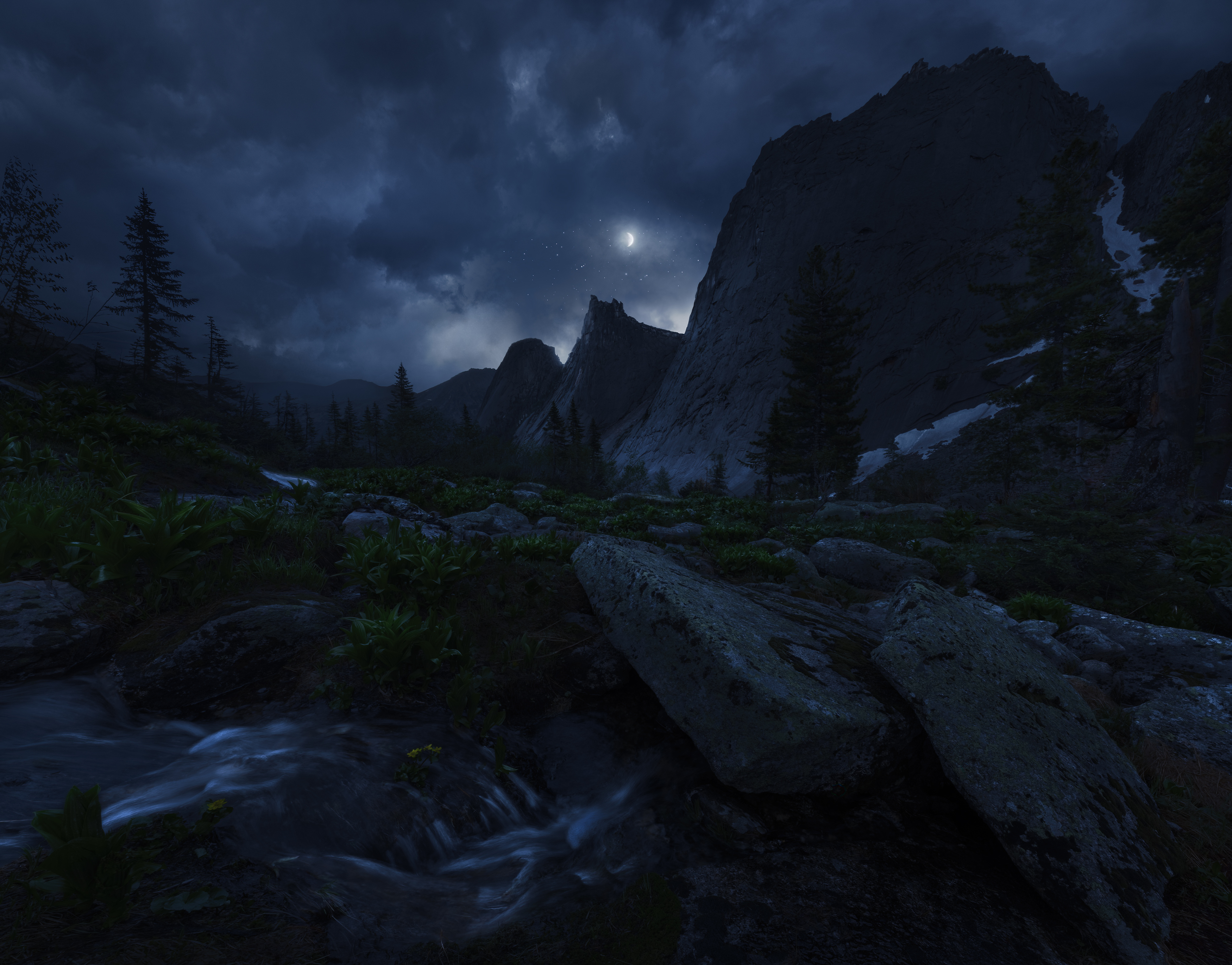 россия, ергаки, горы, черное, ночь, фототур, тайга, сибирь, западныйсаян, Александр Дударев