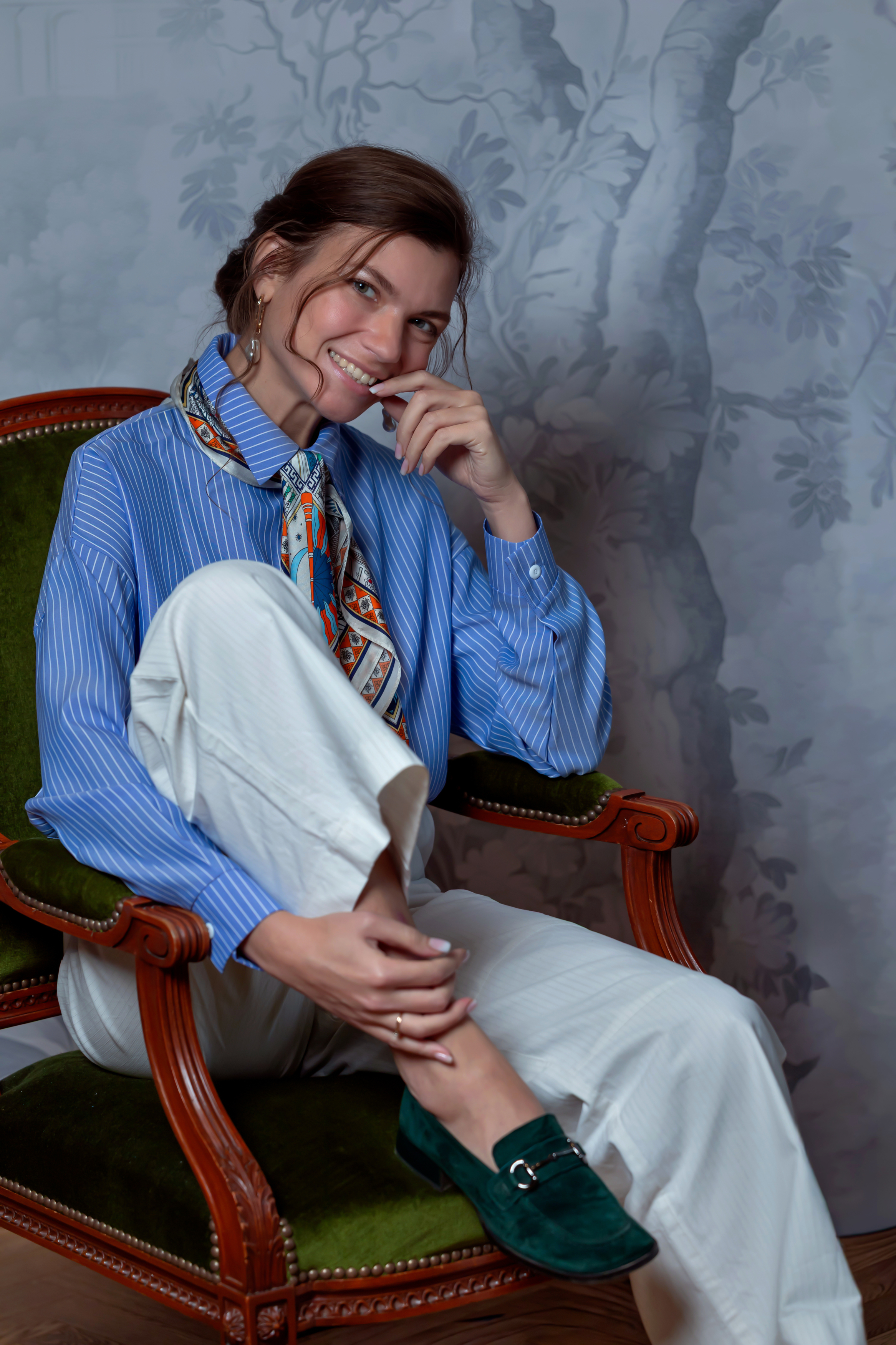 Портрет, молодая девушка, студия, Герцен Наталья