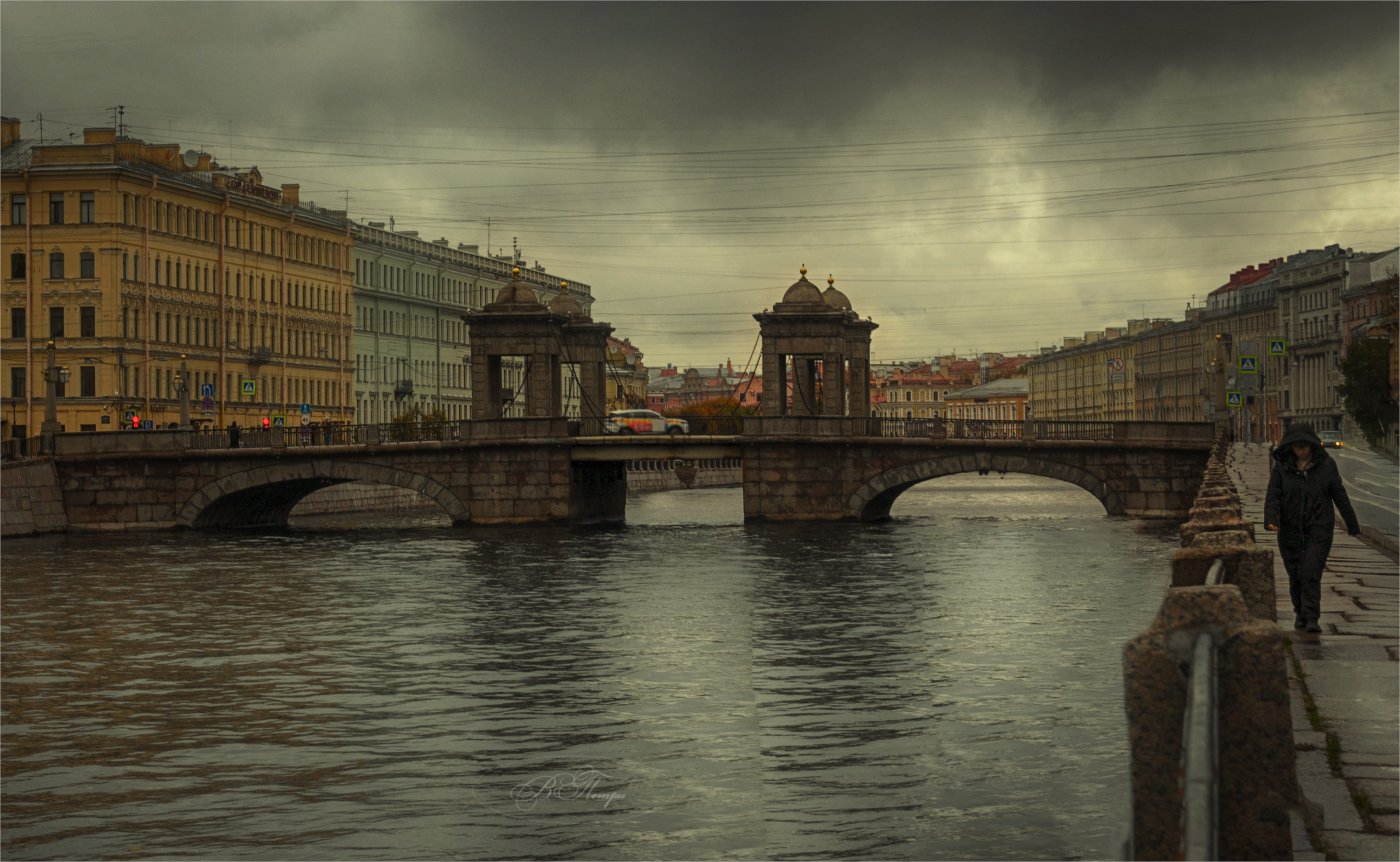 город девушка река мост, Вера Петри